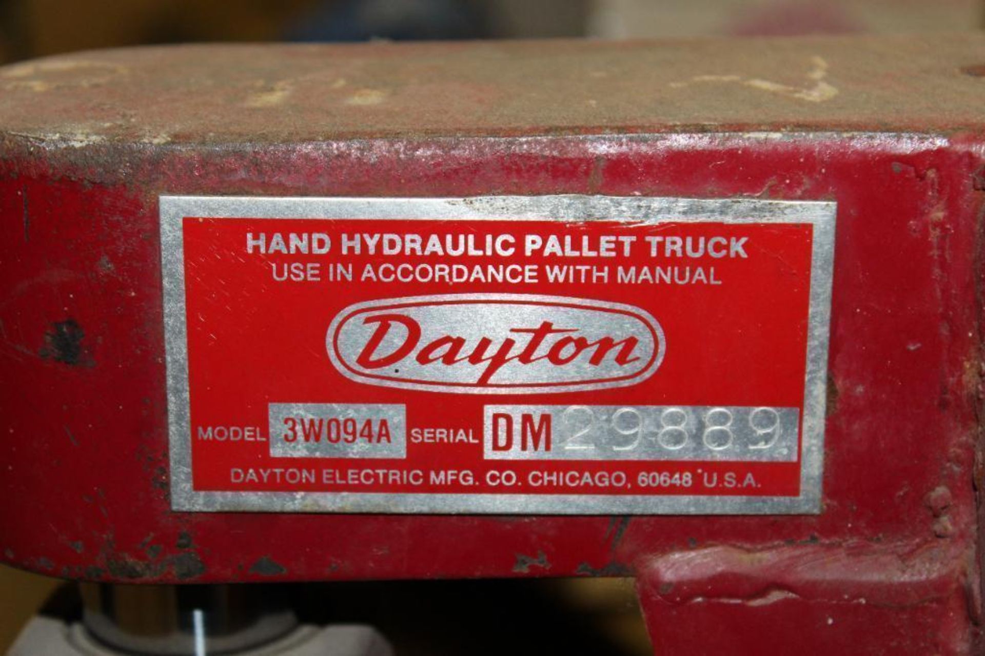 Dayton Model:3w094a Pallet Jack - Image 4 of 4