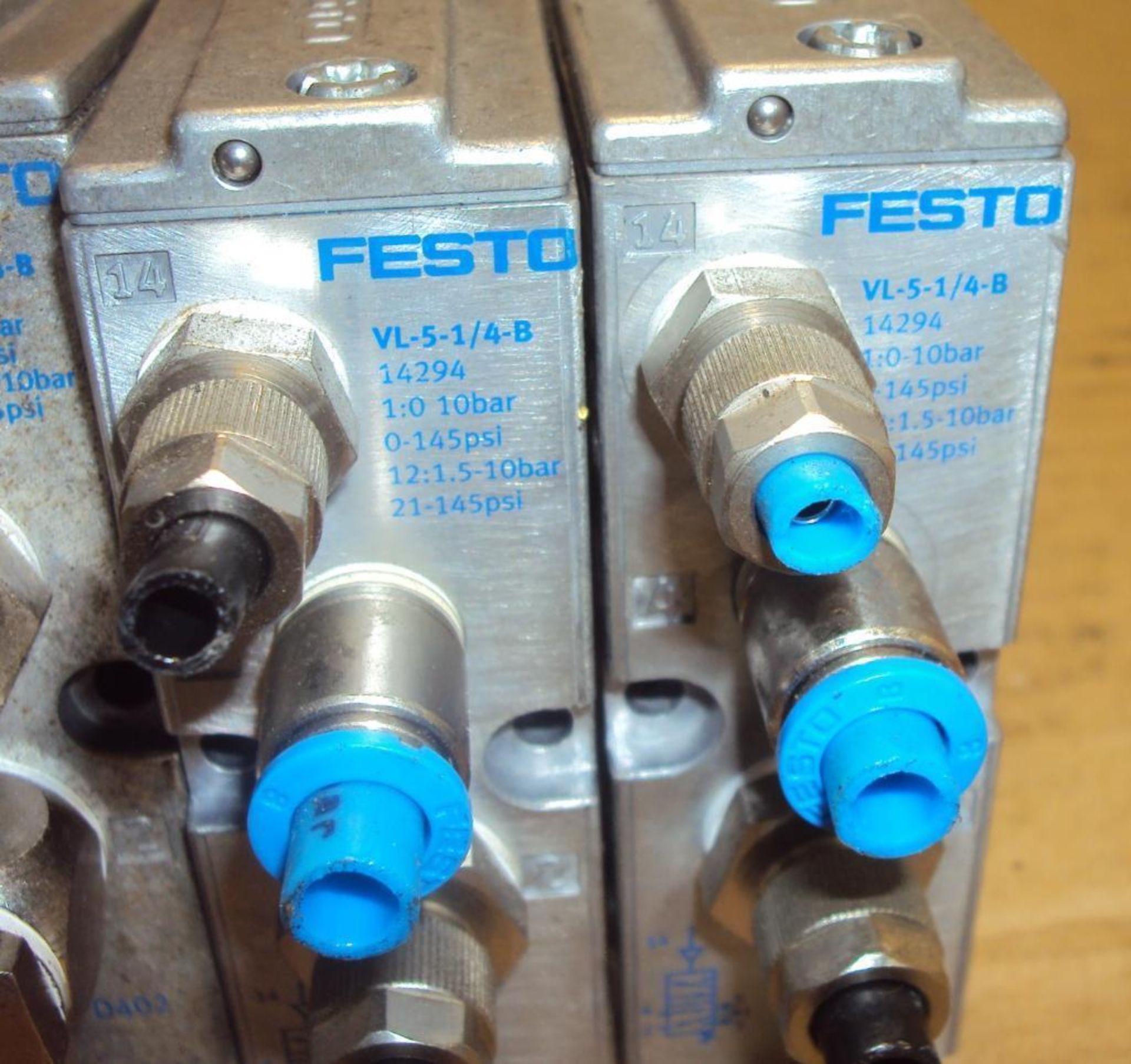 Lot of (5) Festo VL-5-1/4-B Pneumatic Valve - Image 2 of 4
