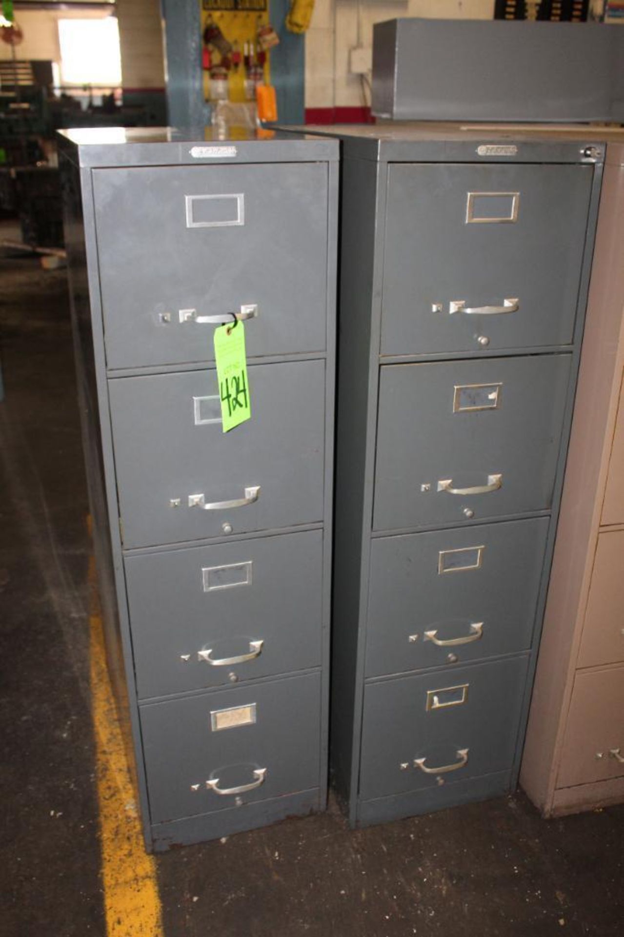 Lot of 2 Steel Master File Cabinets