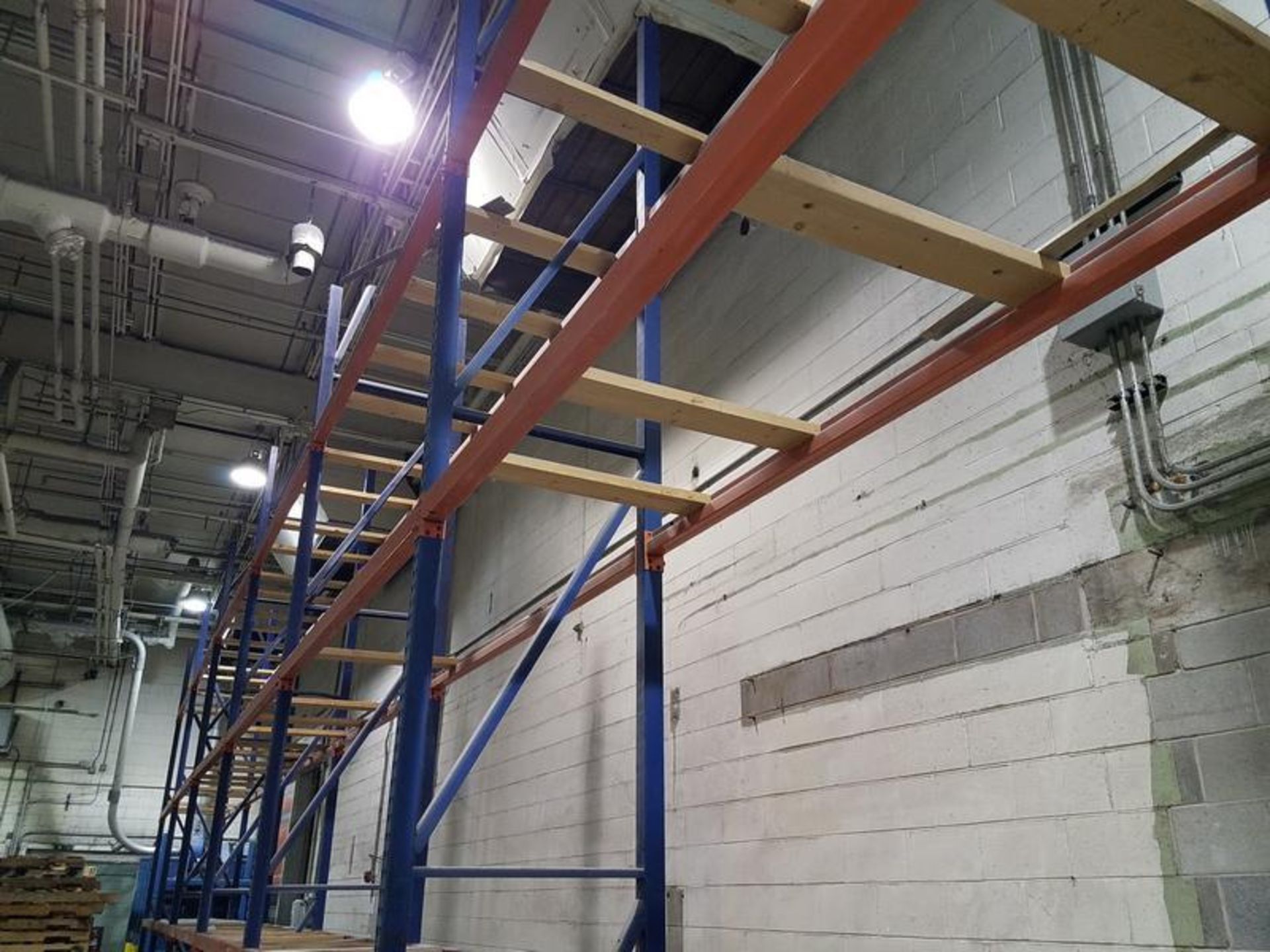 LOT (6) Sections of Adjustable Pallet Racking, 9' x 36" x 18'H, Contents Not Included - Image 3 of 3
