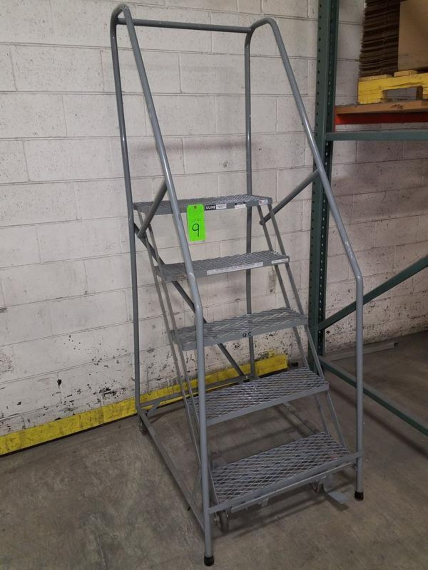 Uline 5-Step Mobile Safety Ladder