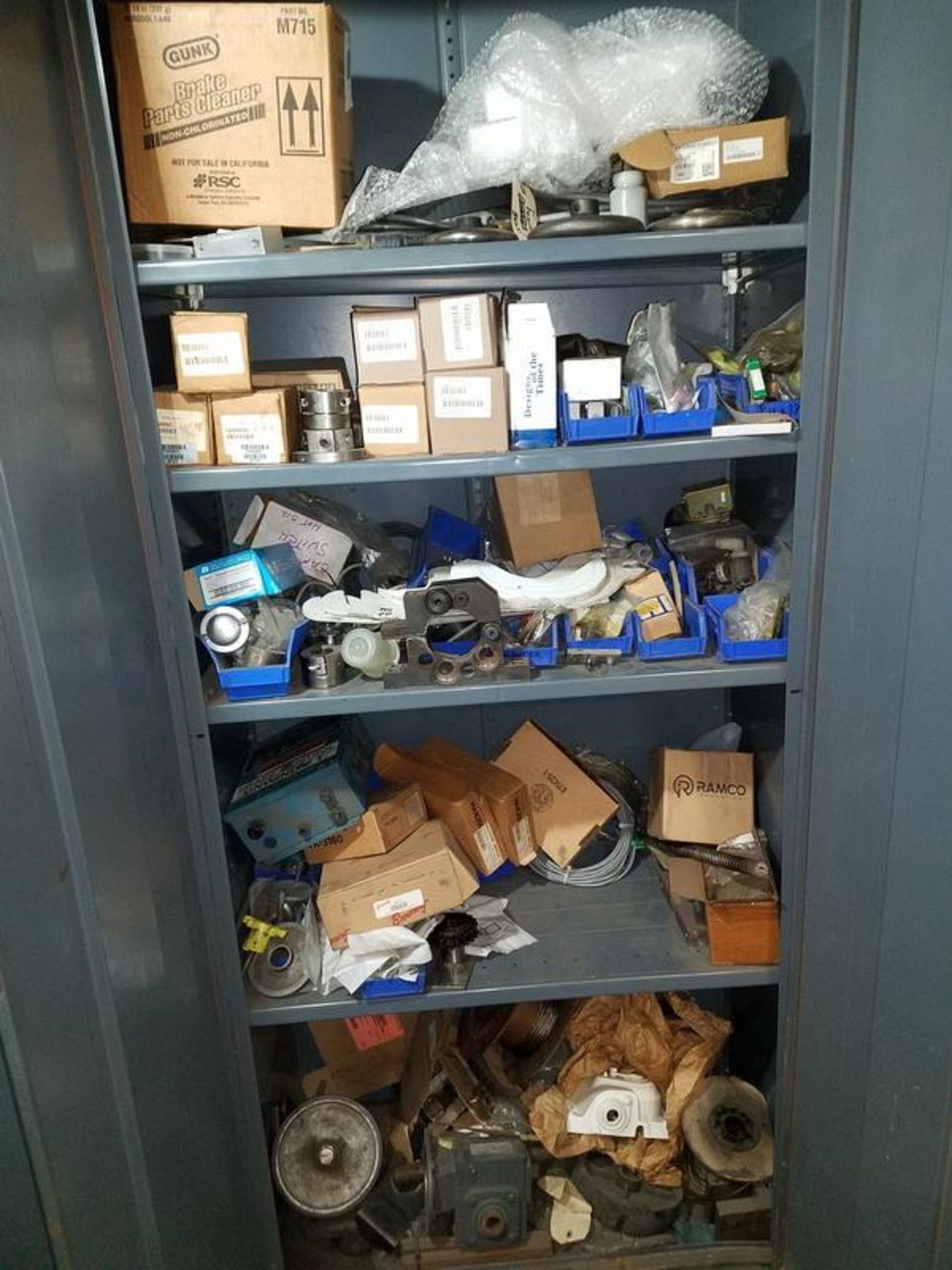 LOT 2-Door Maintenance Supply Cabinet & Contents
