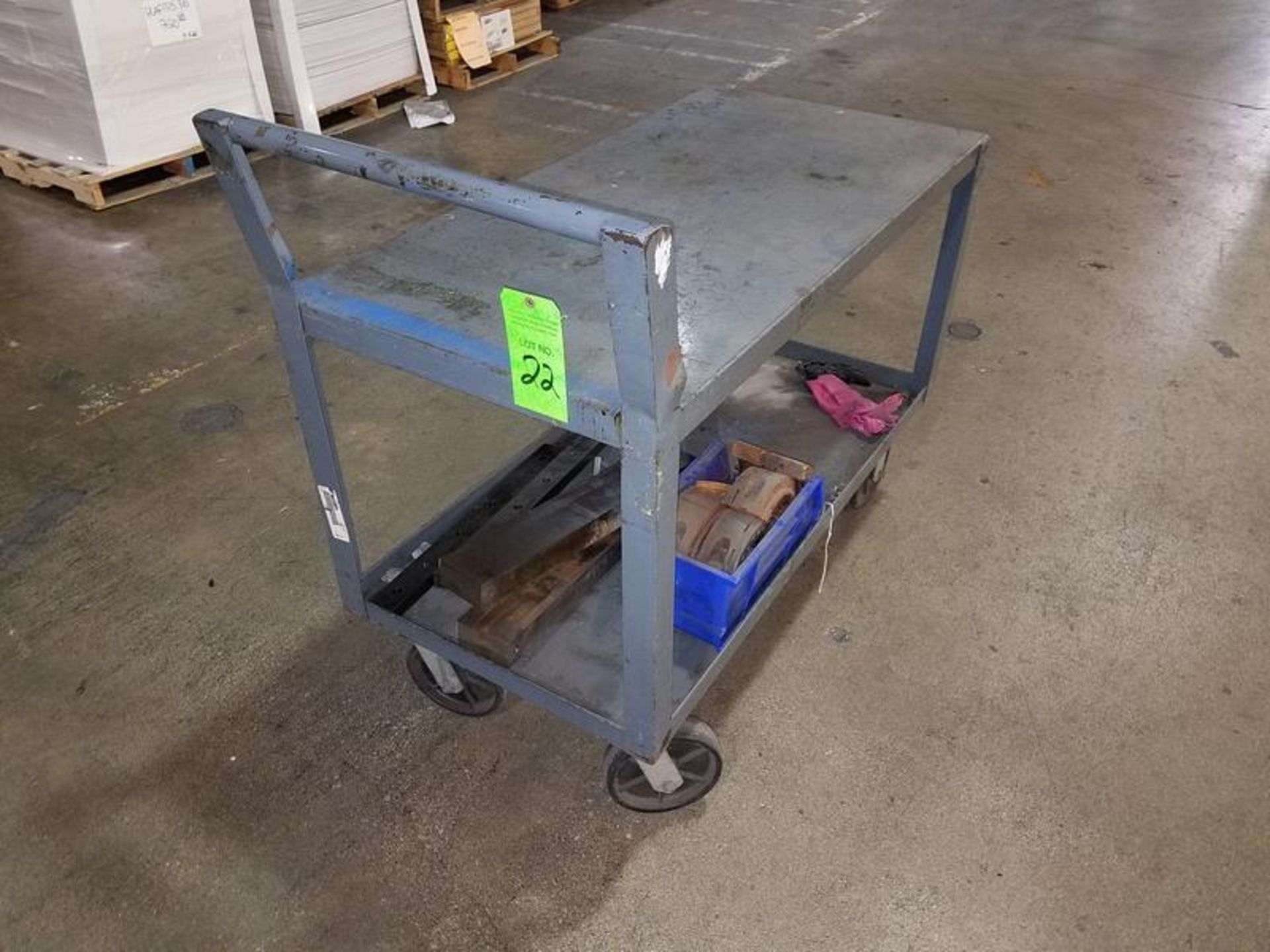 4-Wheel Heavy Duty Shop Cart, 24 x 48"