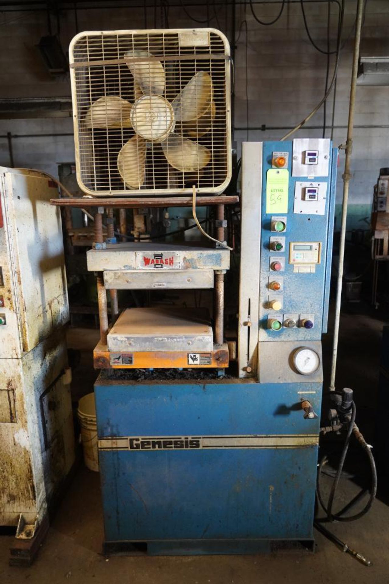 Wabash G30H-15-B Hot Rubber Molding Press