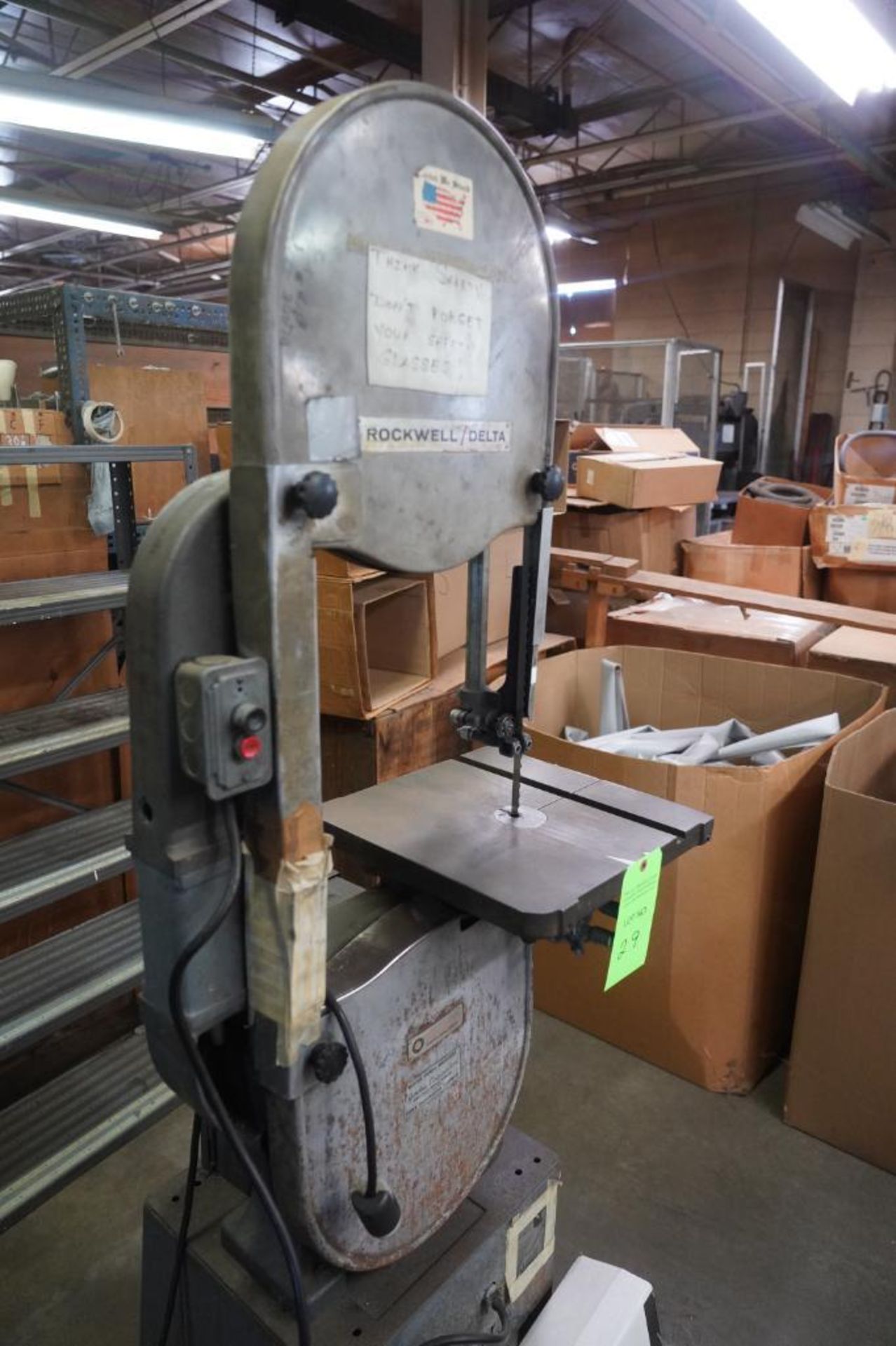 Rockwell 28-200 Model 14 Band Saw - Image 3 of 6