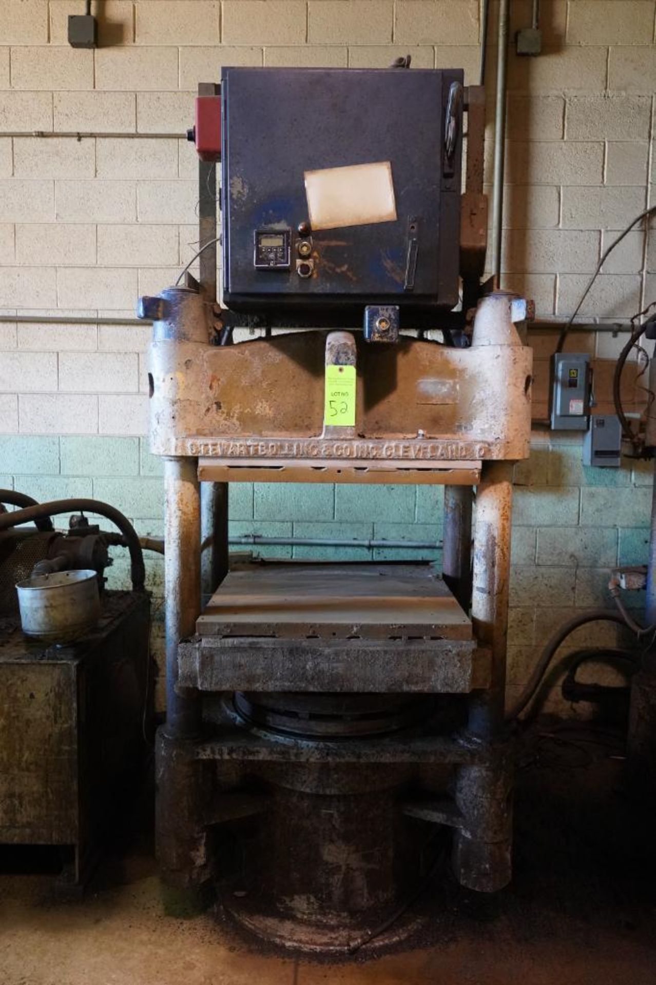 Stewart Bolling Hot Rubber Molding Press