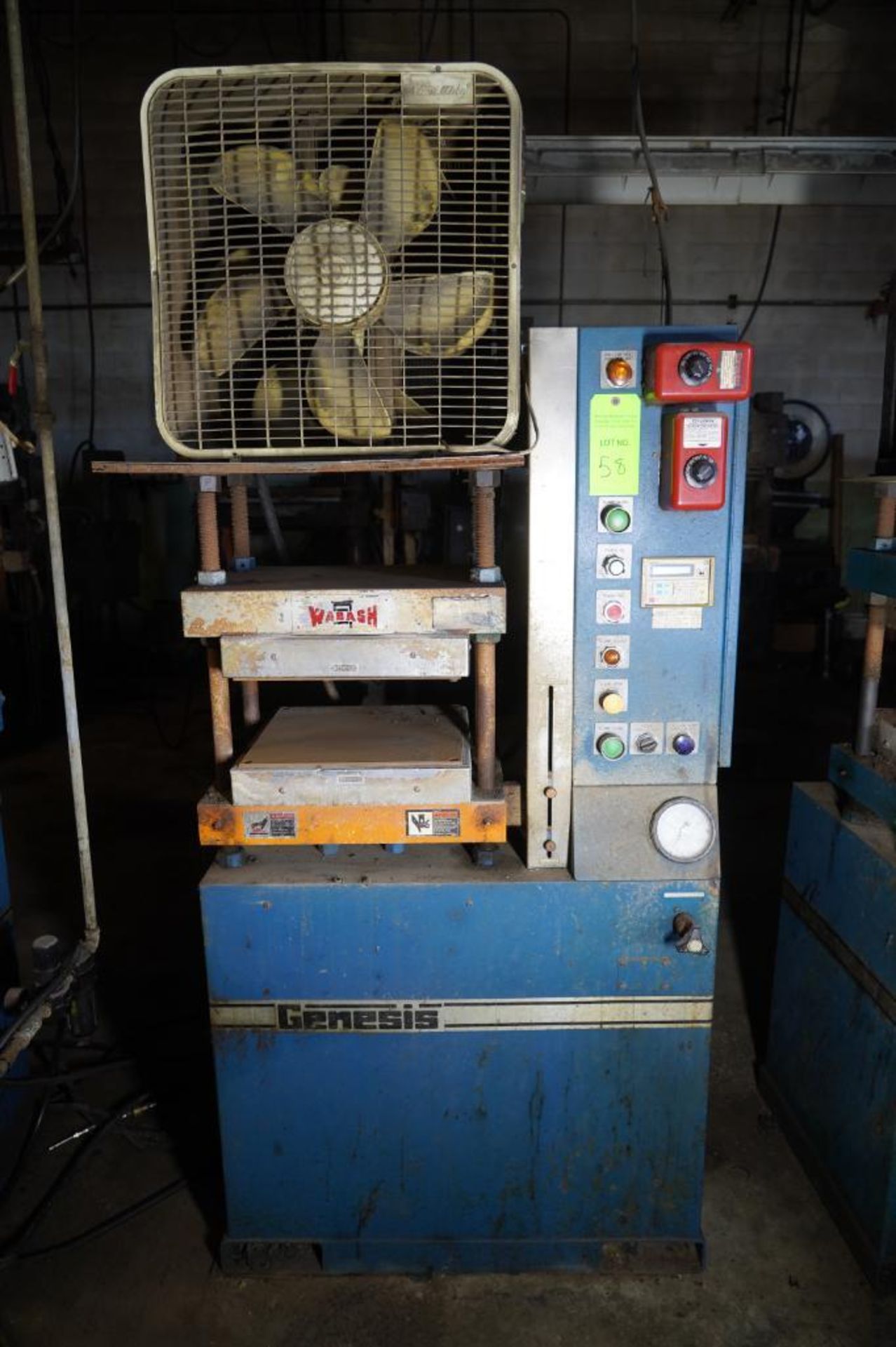 Wabash G30H-15-BPX Hot Rubber Molding Press