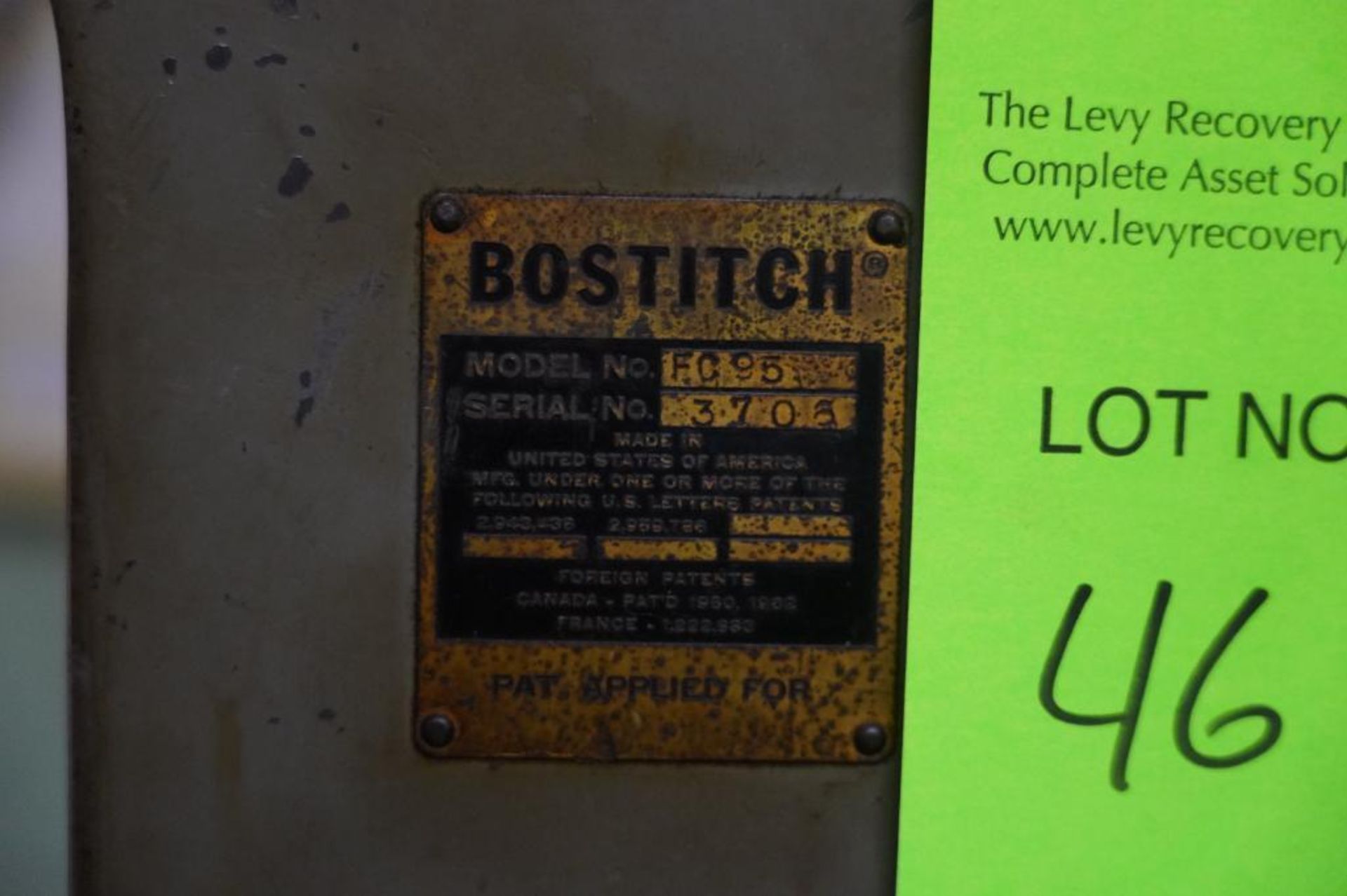 Bostitch FC95 Bottom Stapler - Image 3 of 3