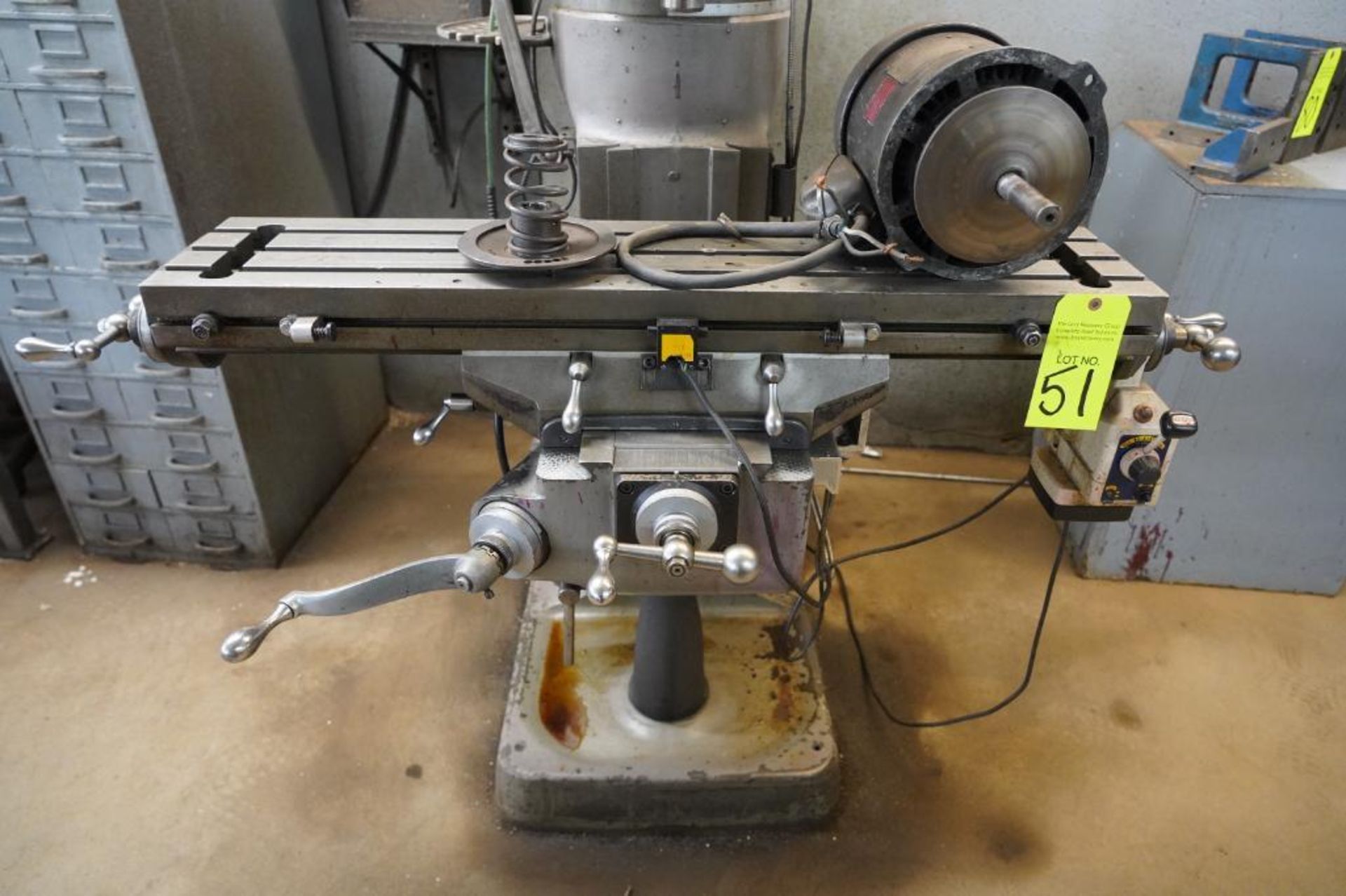 Bridgeport Vertical Milling Machine - Image 6 of 12