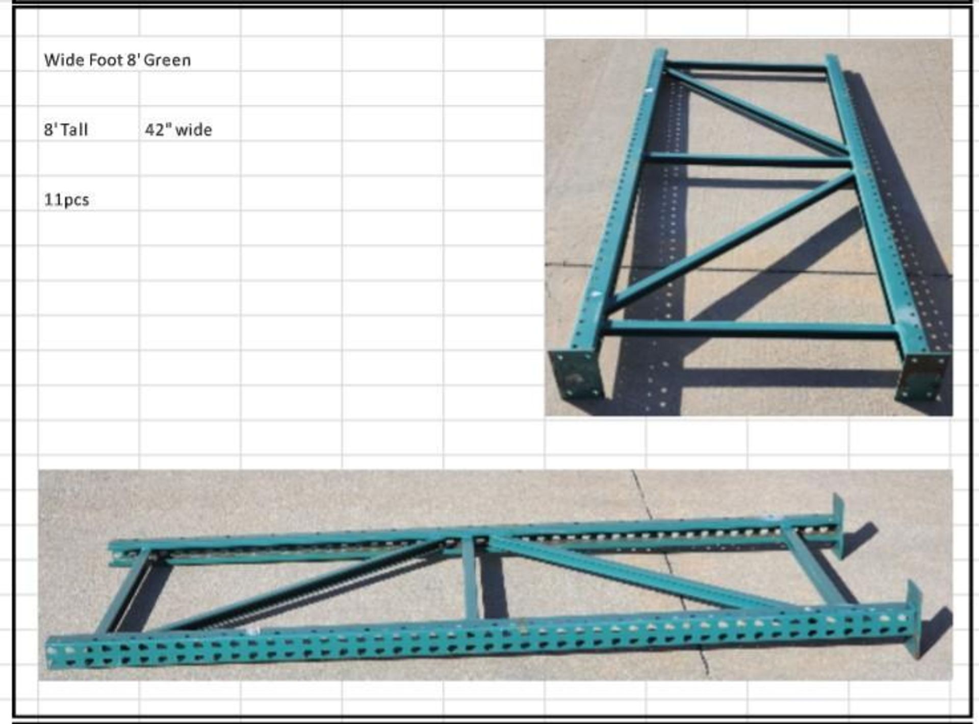 Large Lot of Pallet Racking - Image 3 of 9