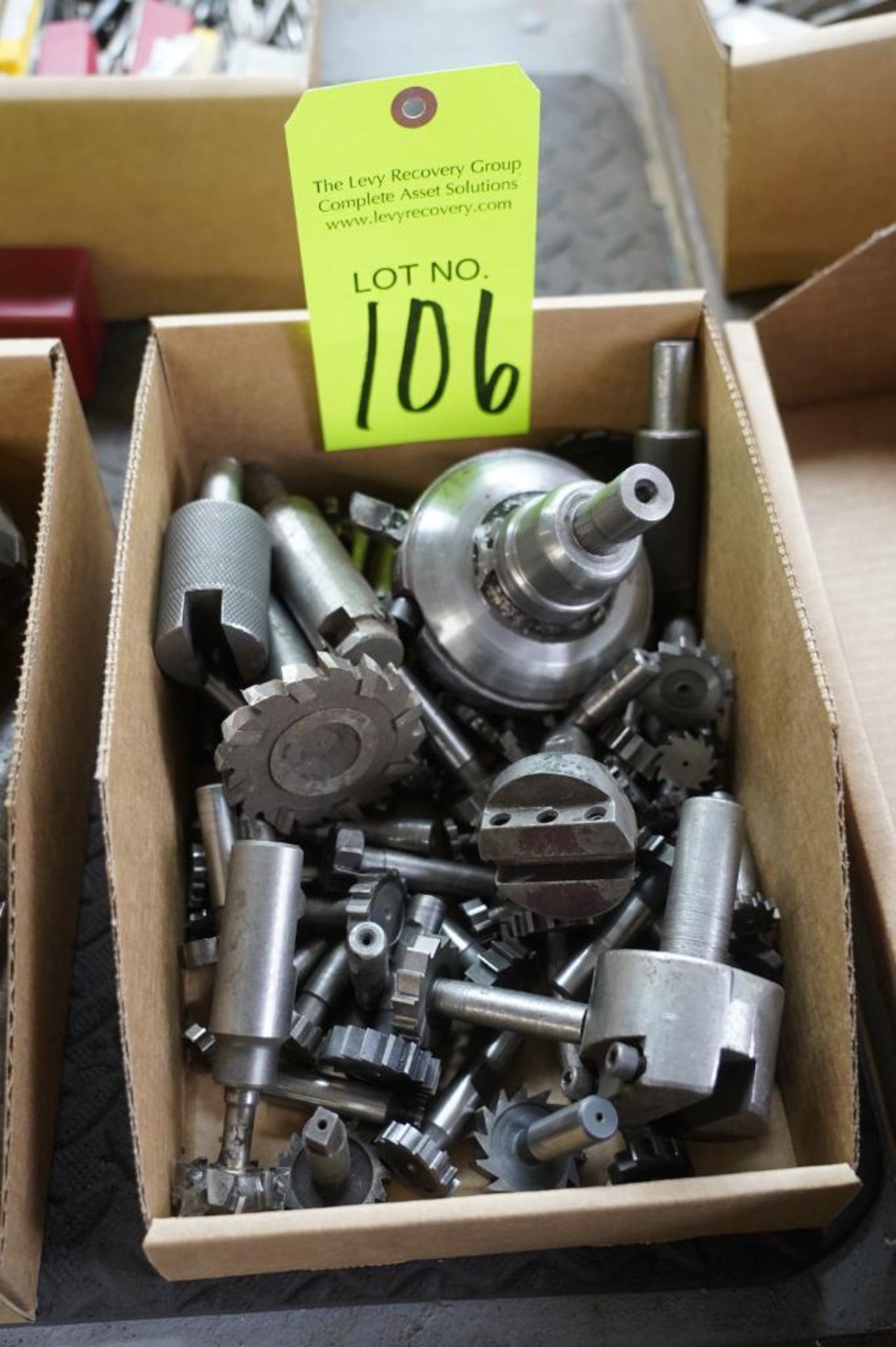 (1) Box of Wood Ruff Cutters and Boring Tools