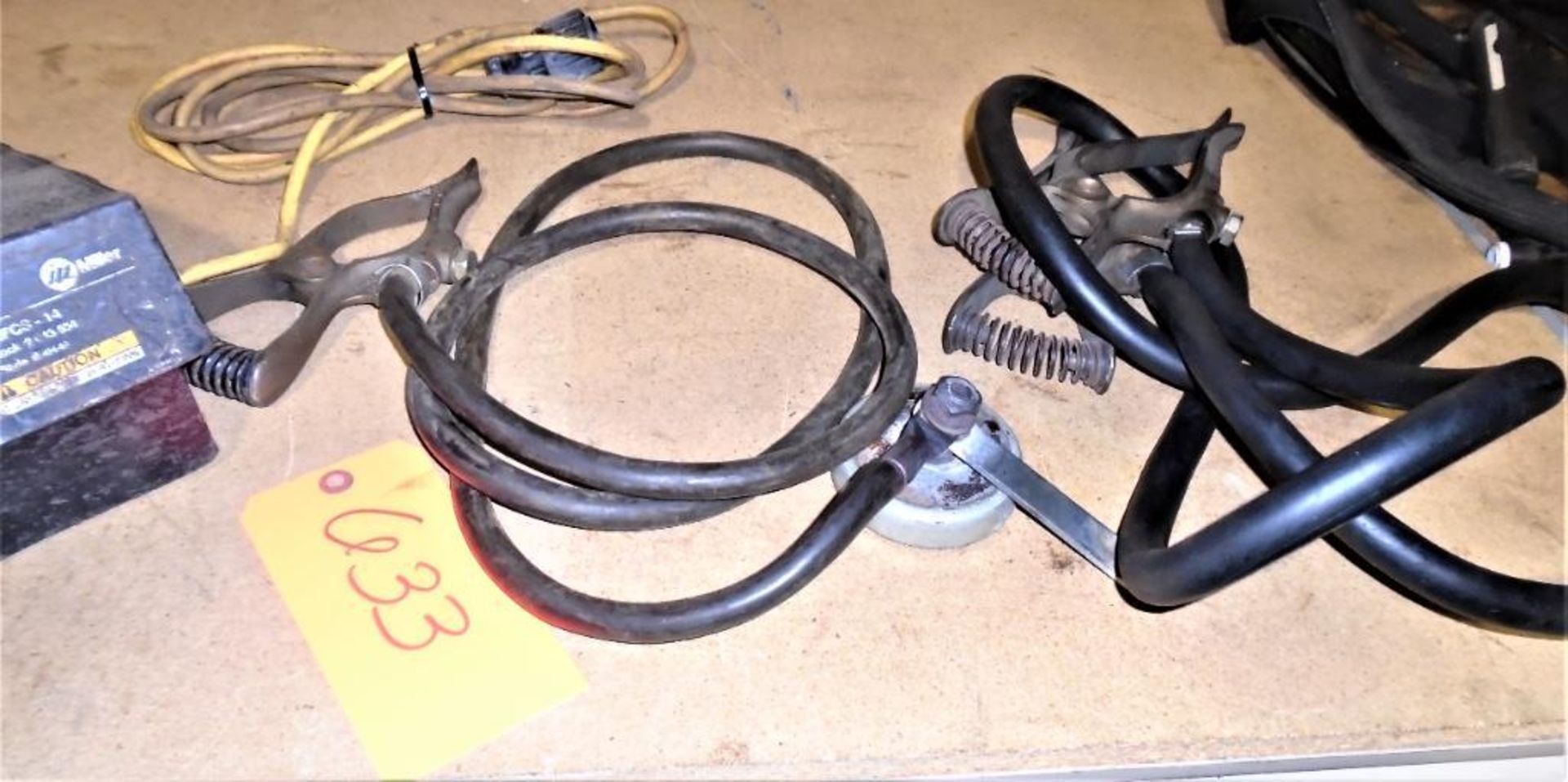 Miller HFCs-14 Foot Pedal and (2) Grounding Clamp Cables - Image 5 of 5