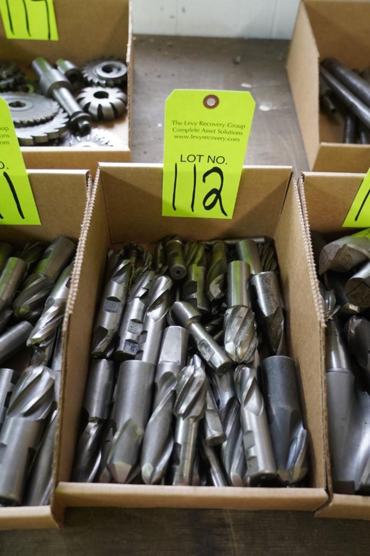 (1) Box of End Mill Cutters