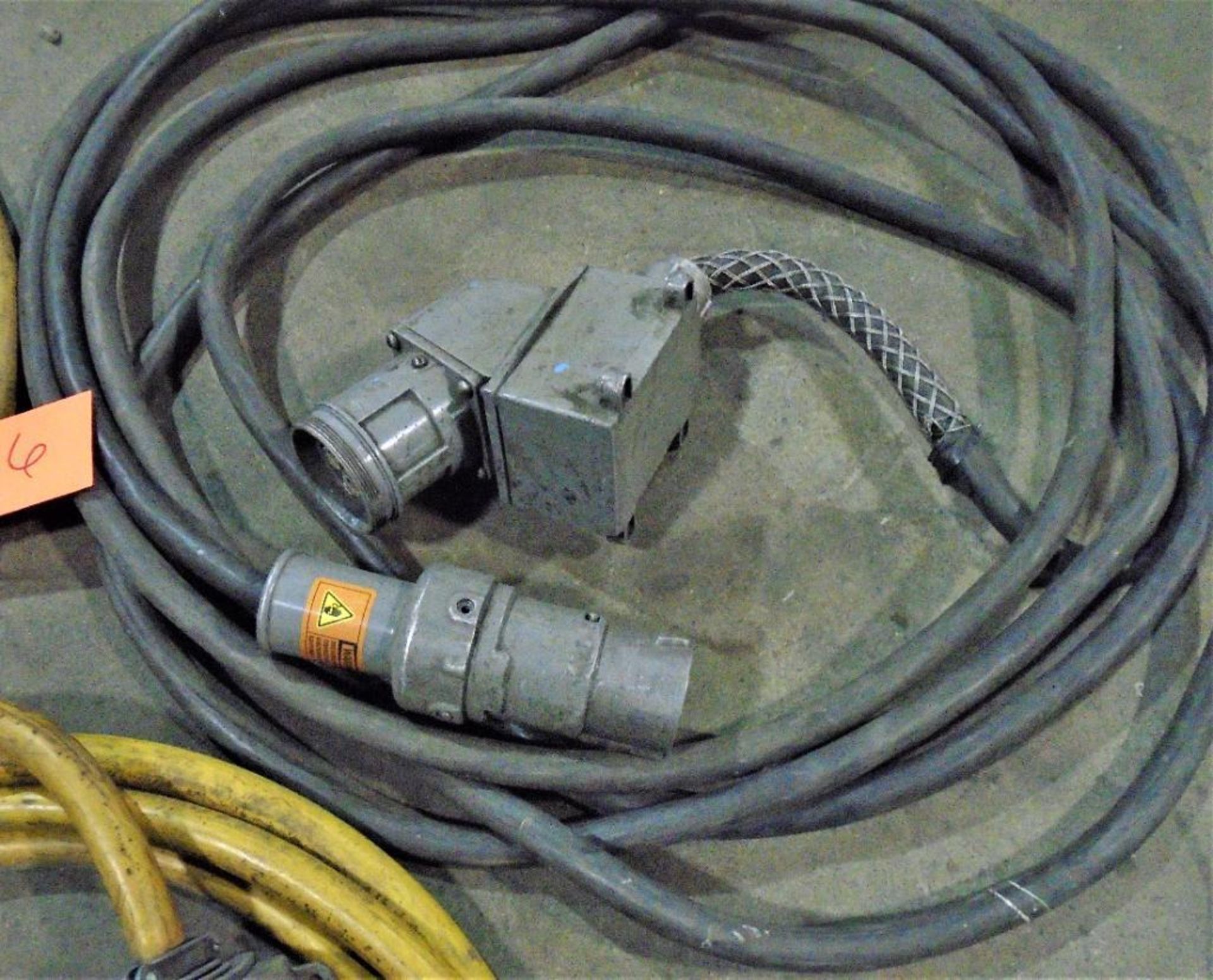 (3) Cables with Russell Stowe 4 Wire Plug and Receptacle - Image 5 of 6