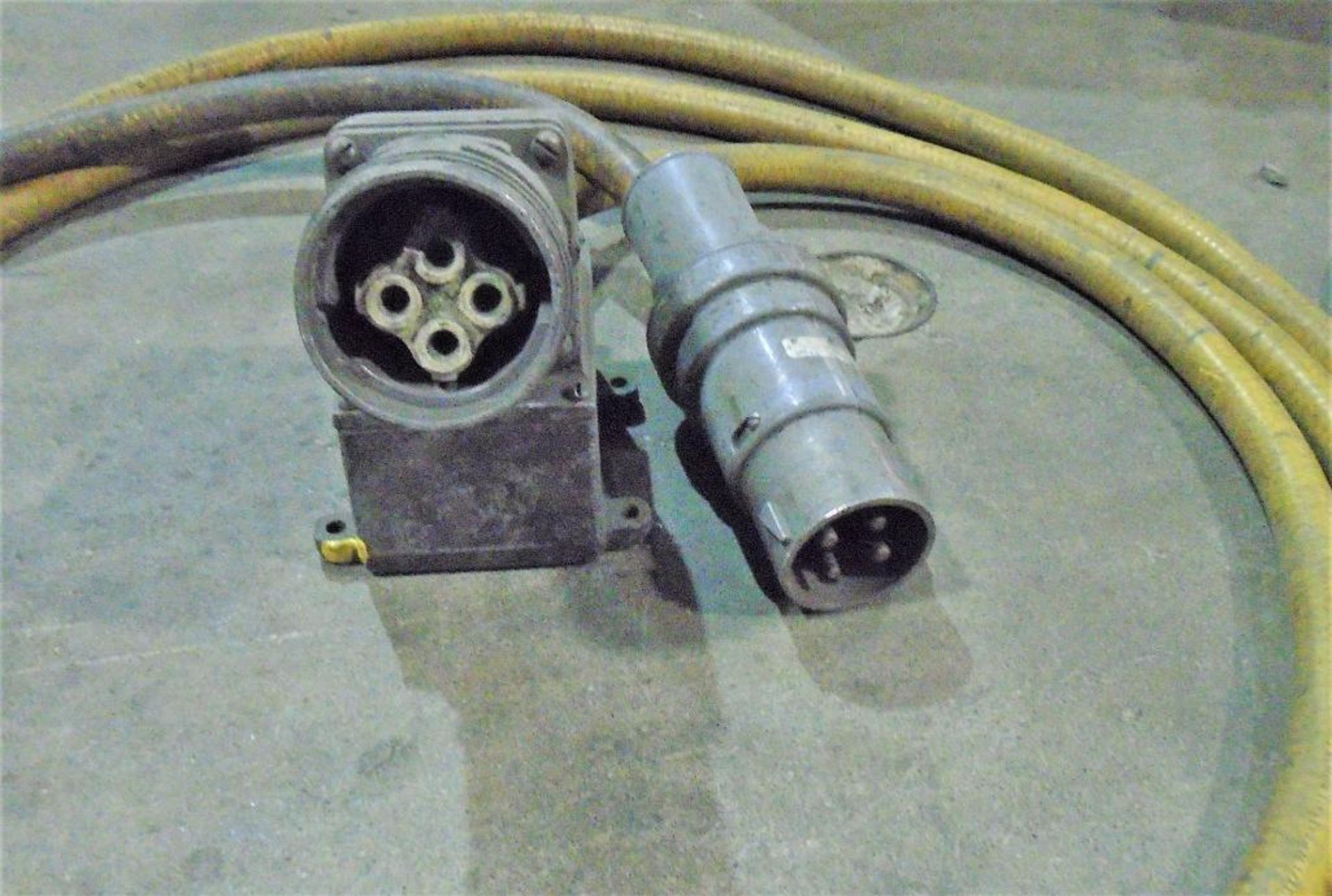 (3) Cables with Russell Stowe 4 Wire Plug and Receptacle - Image 2 of 6