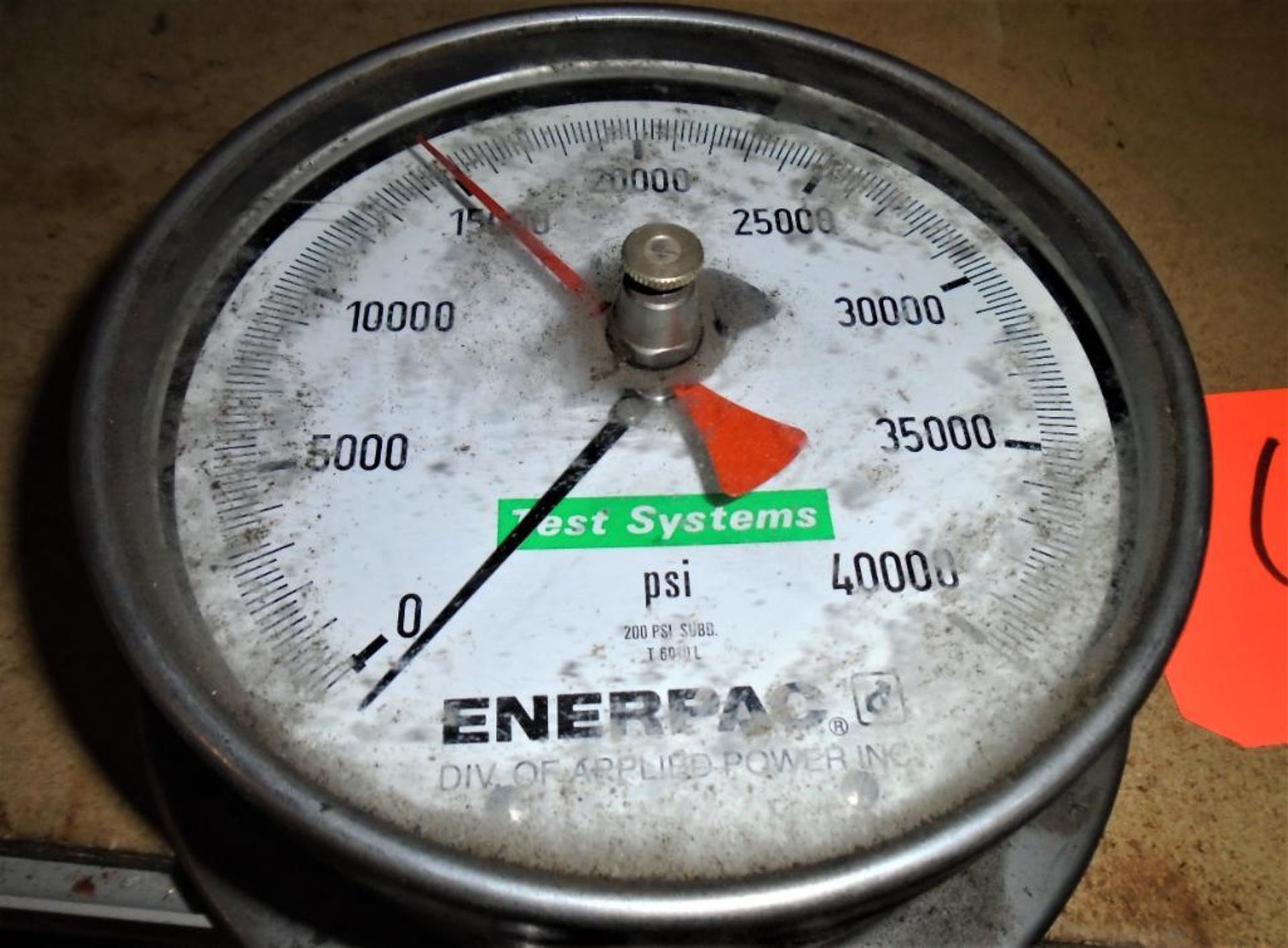 Enerpac T6010L 40,000 PSI Hydraulic Pressure Gage - Image 2 of 2