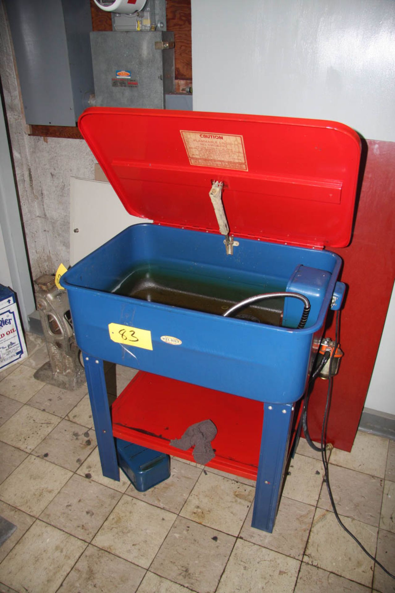 Welbilt 20 Gallon Parts Washer (Located Lower Level)