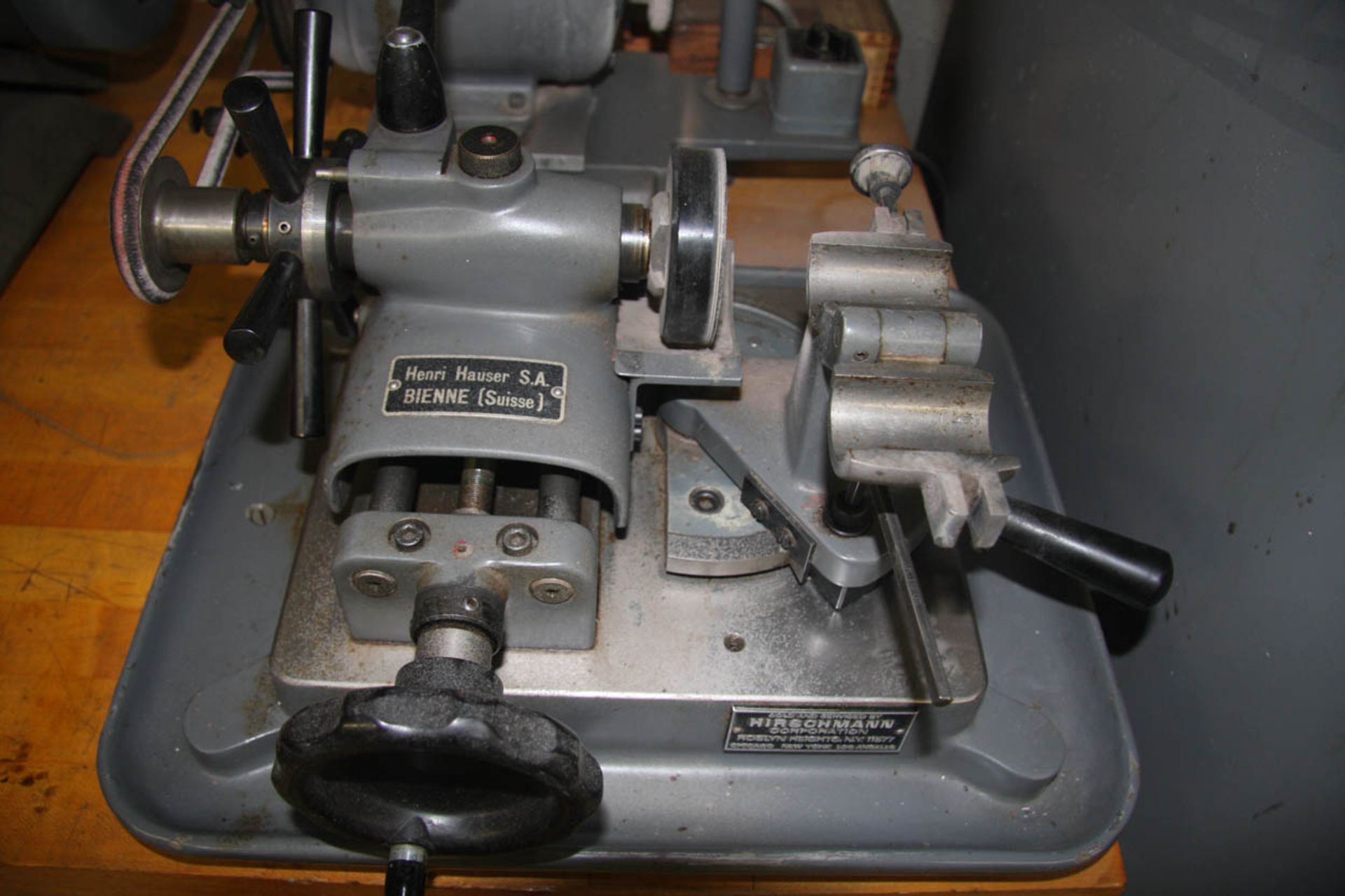 Henry Hauser S.A 3" Carbide Belt Driven Grinding Machine (Located Lower Level) - Image 2 of 3