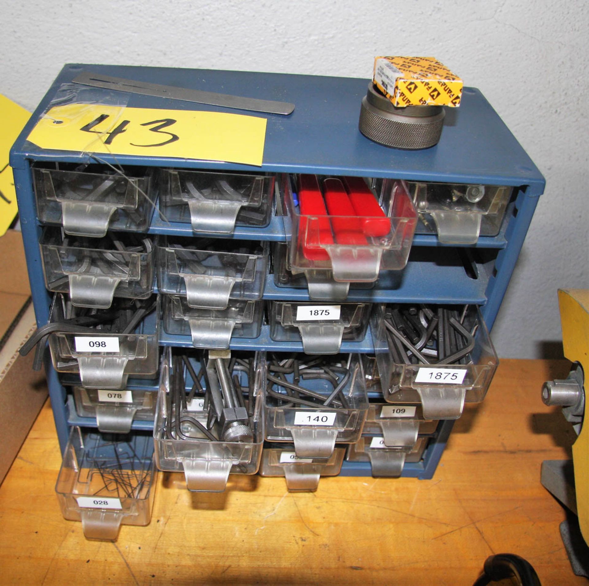 Parts Cabinet With Contents (Located Lower Level)