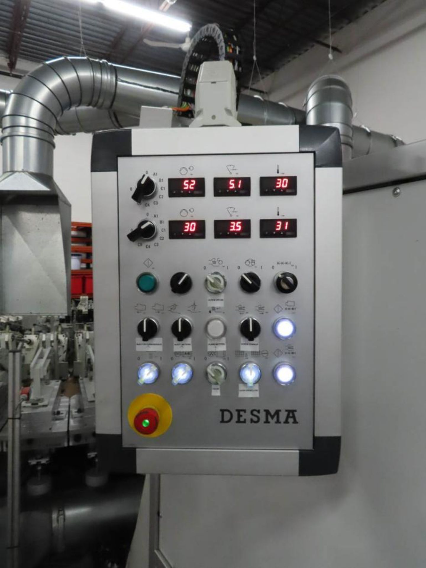 Desma, Mdl.S511/42-S, 42-Station Rotary Injection Molding Machine, 4-Color With Ability To Run With - Image 6 of 26