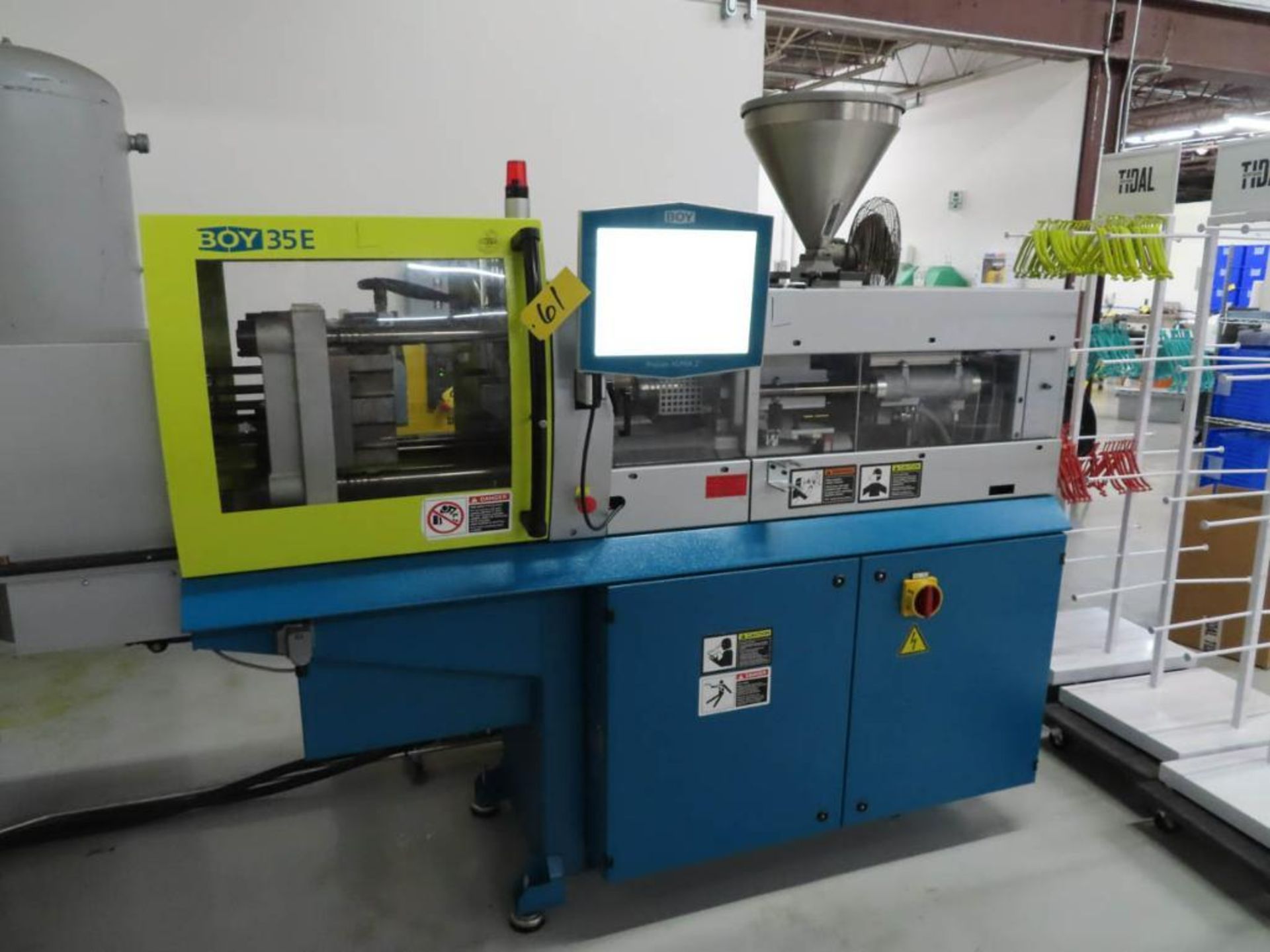 Boy, Mdl.35E, 4-Tie Bar Hydraulic Reciprocating Screw Type Injection Molding Machine (2014)