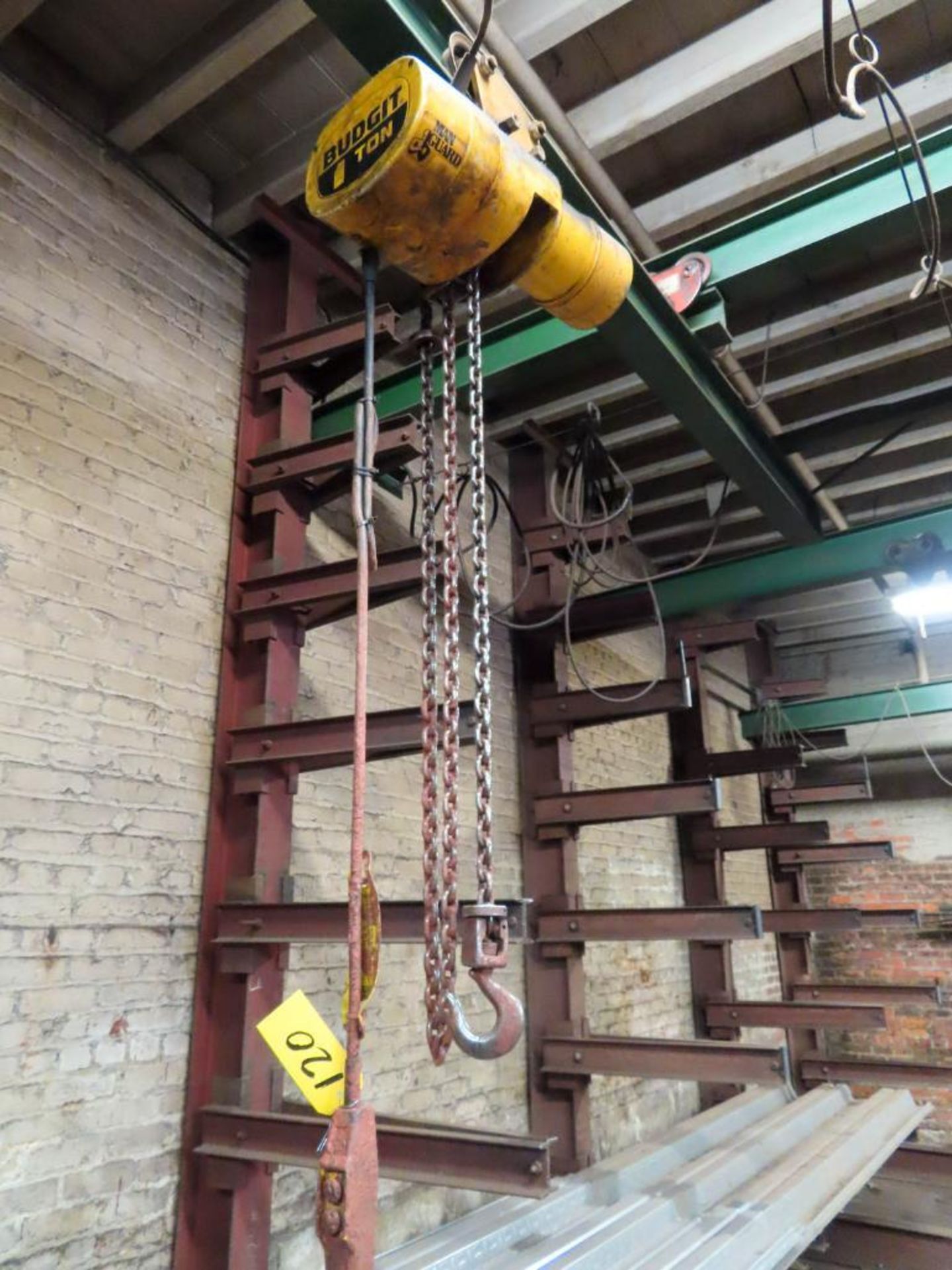 Budgit 1-Ton Electric Hoist With Pendant (No Runway)