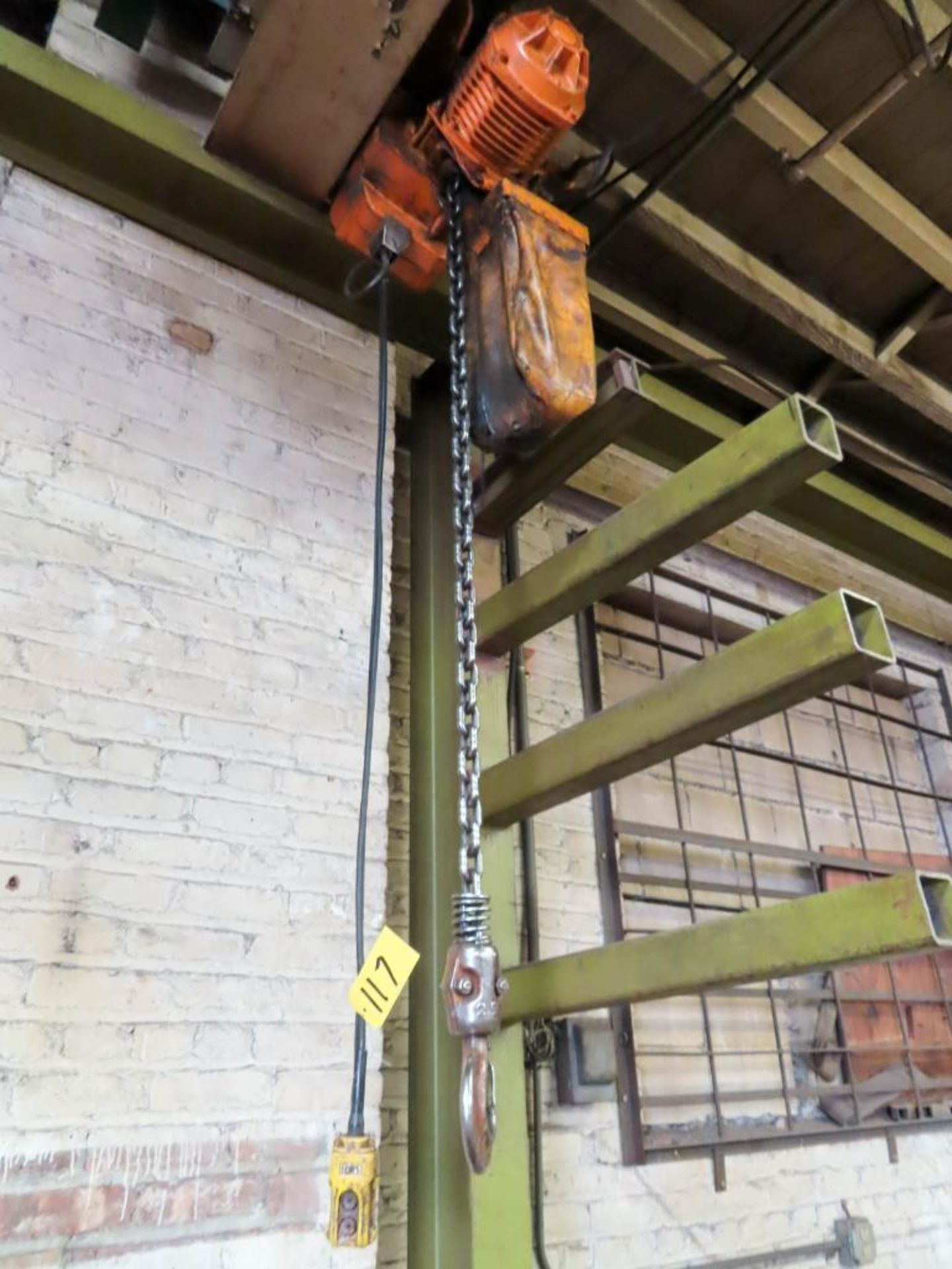 Harrington 2.5 Ton Electric Hoist With Pendant Control (No Runway)