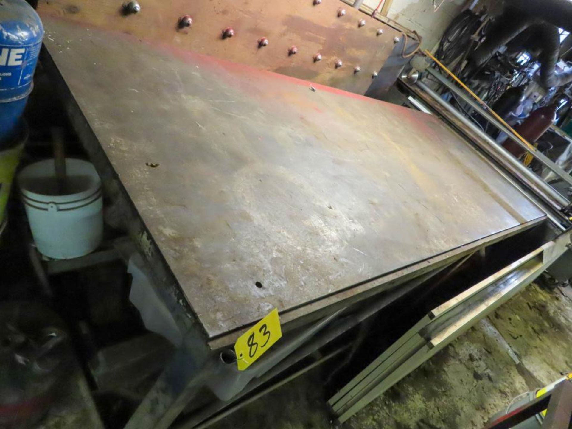 48" X 120" Steel Rolling Table