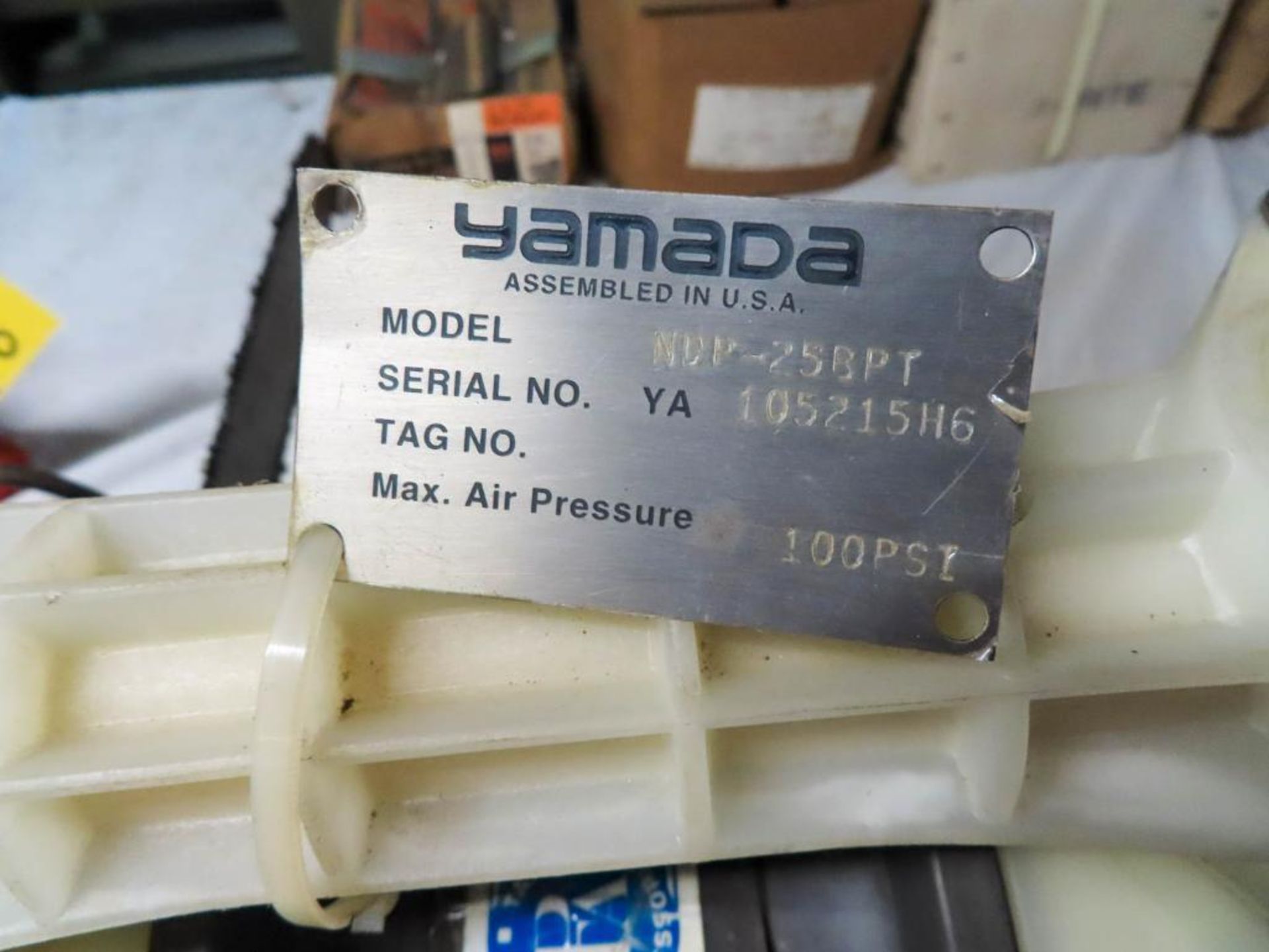 Yamada Mdl.NDP-258PT Diaphragm Pump - Image 2 of 2