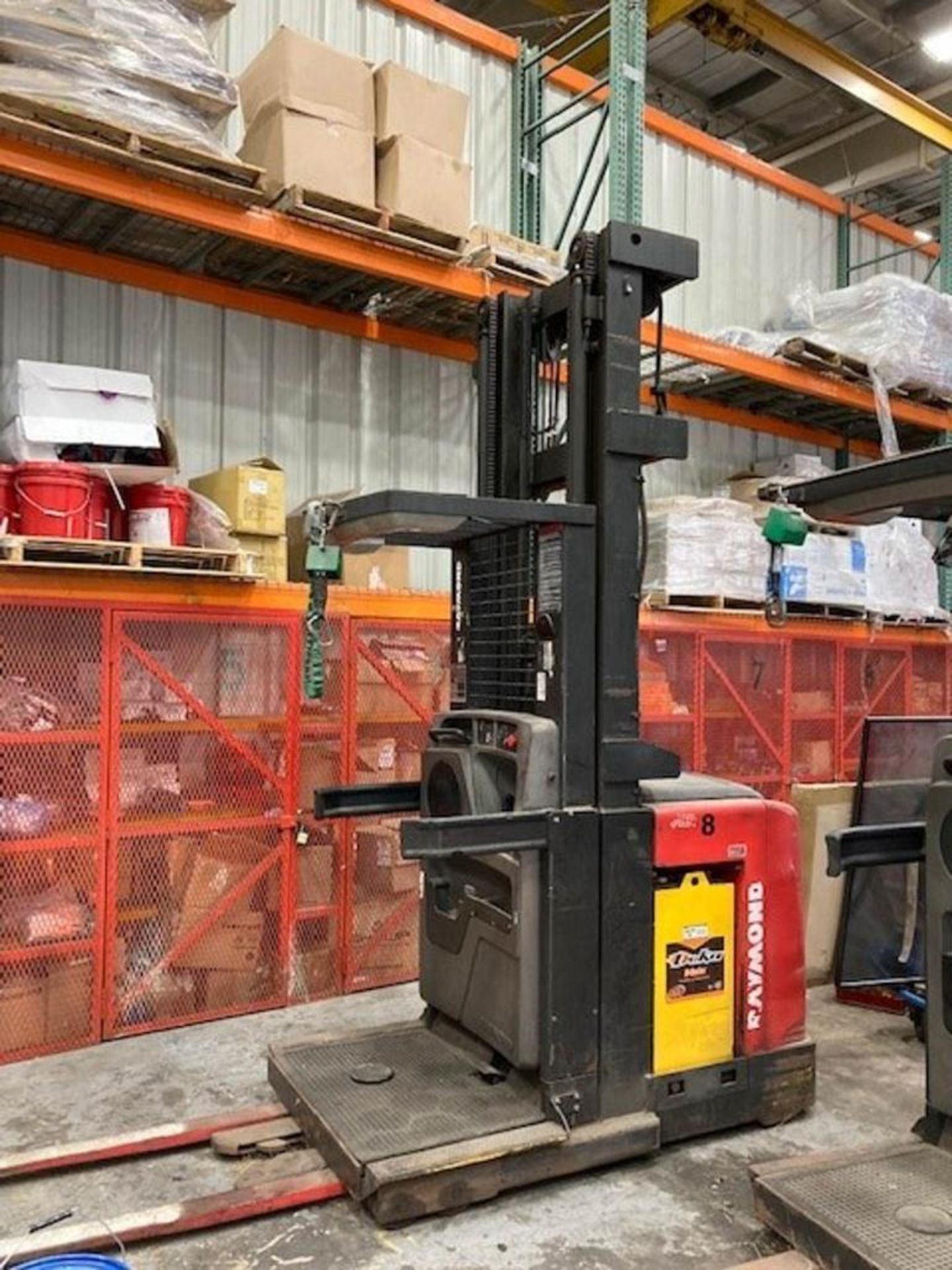 Raymond Model 550-OPC30TT 3,000 LBS Capacity Electric Stock Picker Type Forklift Truck - Image 3 of 9