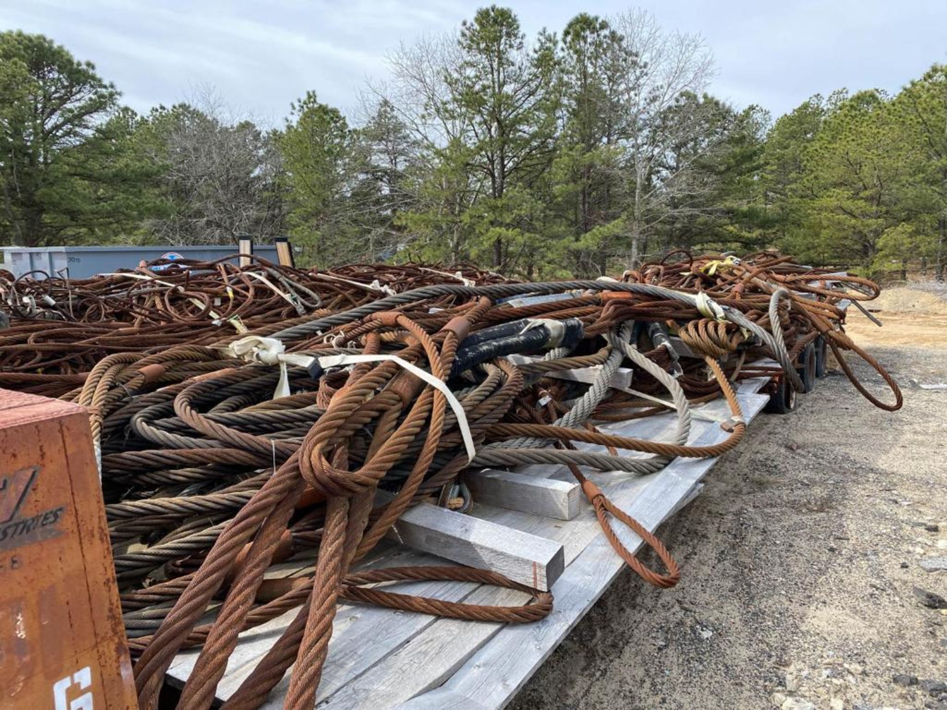 Lot of Assorted Size Wire Rope Rigging Slings - Image 3 of 38