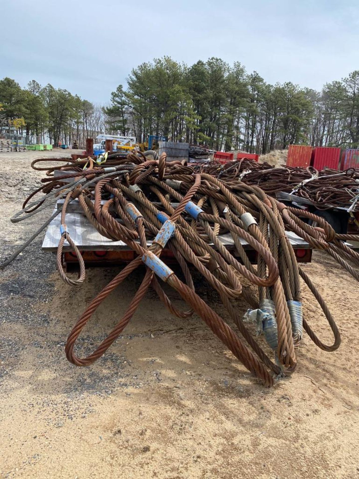 Lot of Assorted Size Wire Rope Rigging Slings - Image 11 of 38