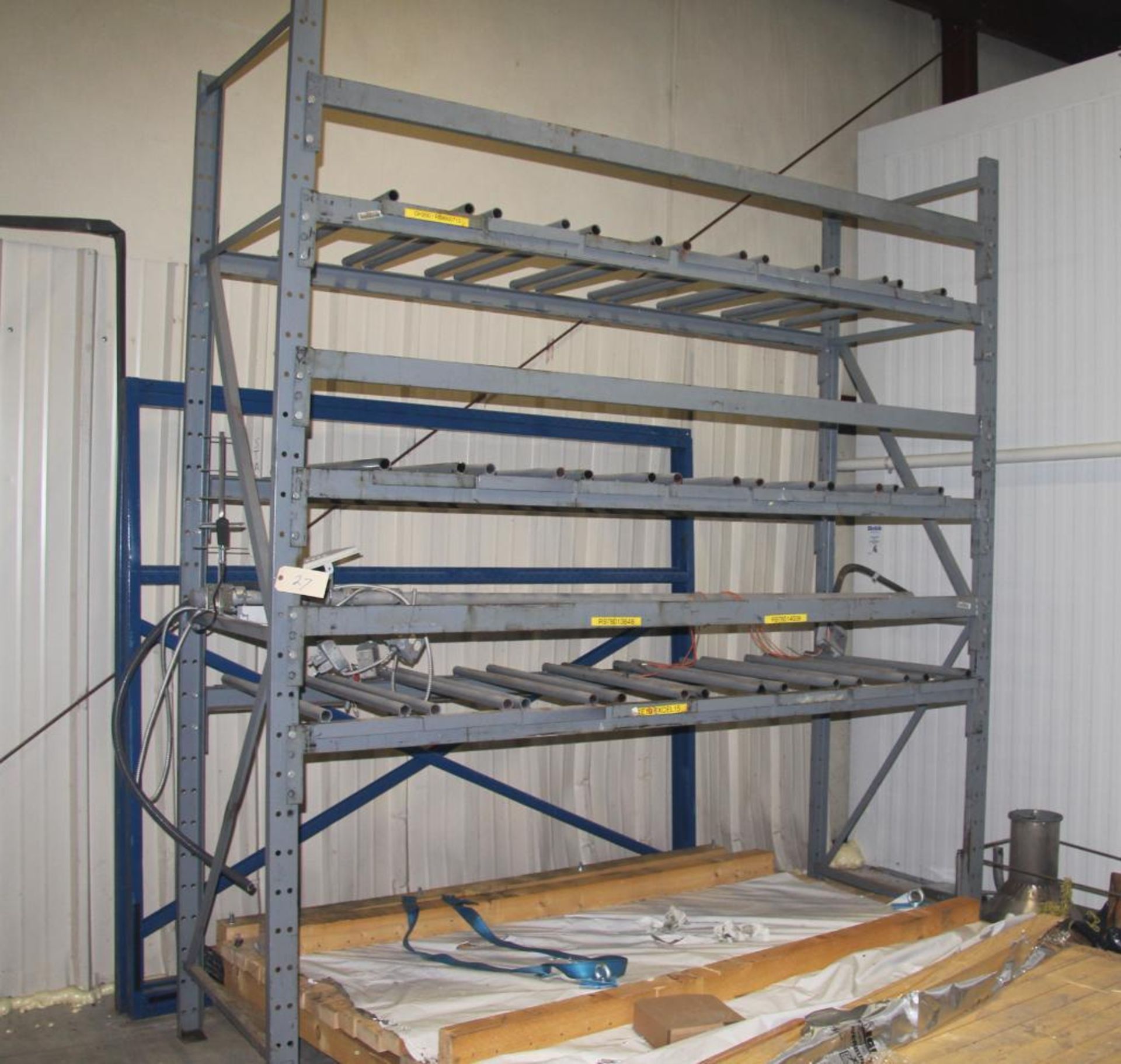 36" X 100" X 10' Steel Bolted Pallet Racking, 4-Tier High