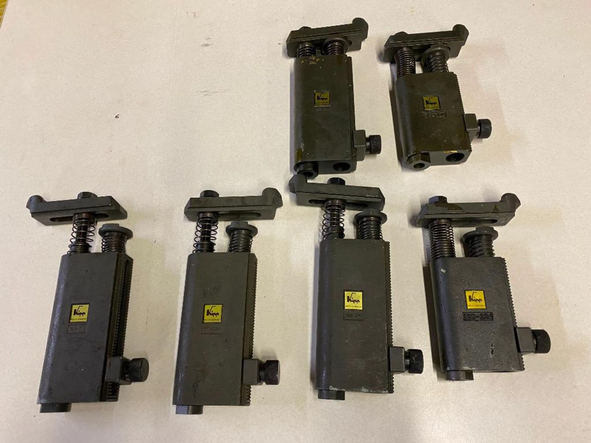 Lot of (6) Kipp Spring Loaded T-Slot Hold Downs