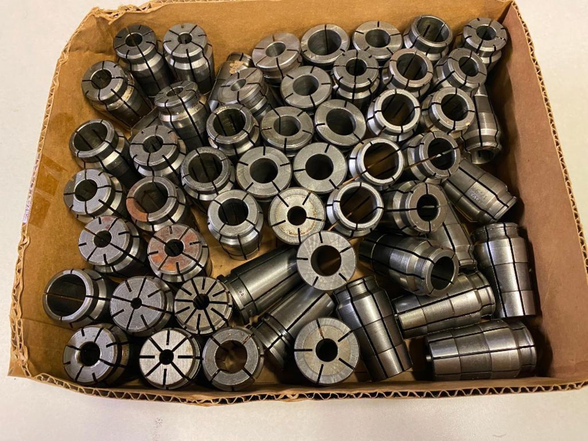 Lot of Assorted Size Kennametal Spring Collets