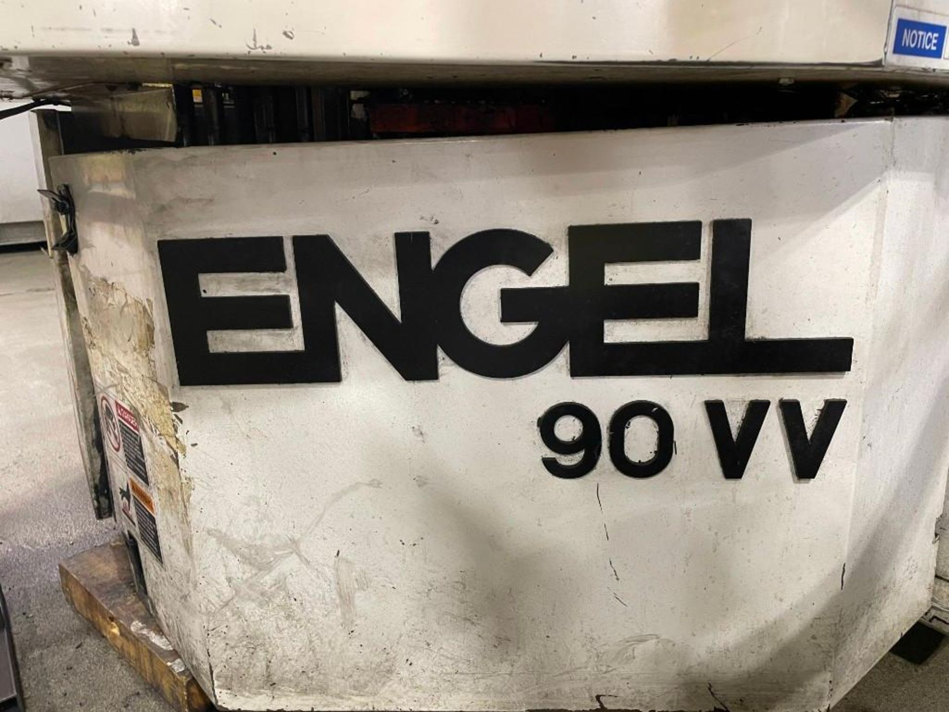 Engel 90 Ton 5.8 oz. Rotary Platen Vertical Injection Molding Machine, 90VV Model ES200/90VROTL - Image 5 of 10