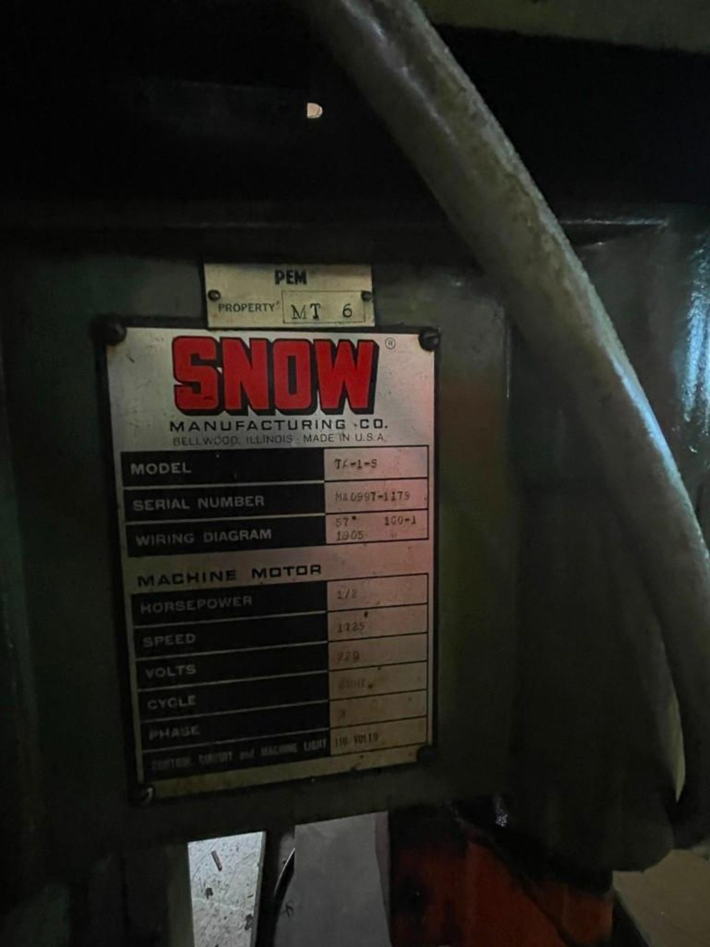 Snow Power Tapper Model TA-1-S - Image 2 of 3