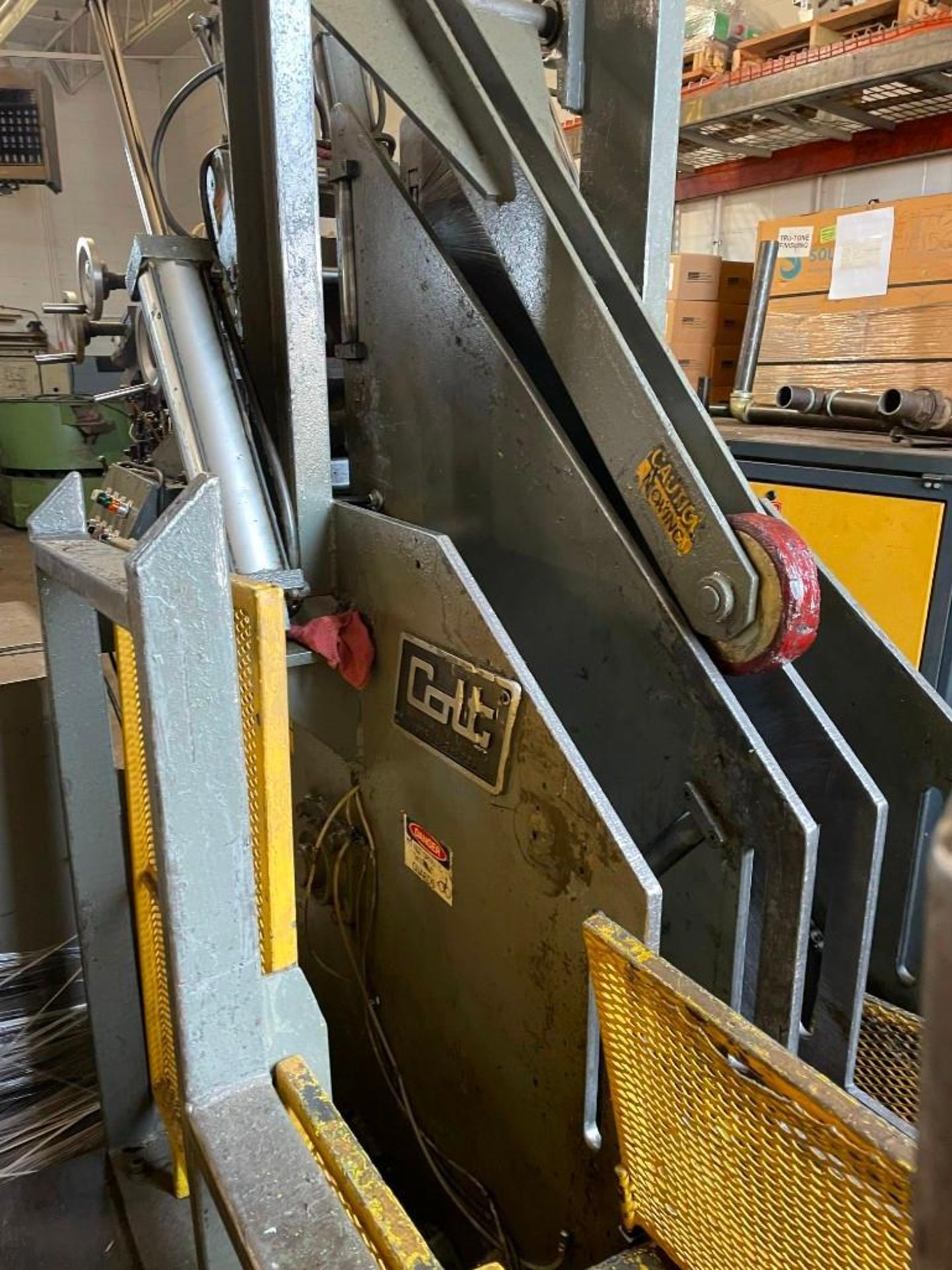 Colt Automation 8000-LBS. 12” Wide 60” O.D. Power Coil Cradle/Straightener, Model CSHCE-80-12 - Image 5 of 9