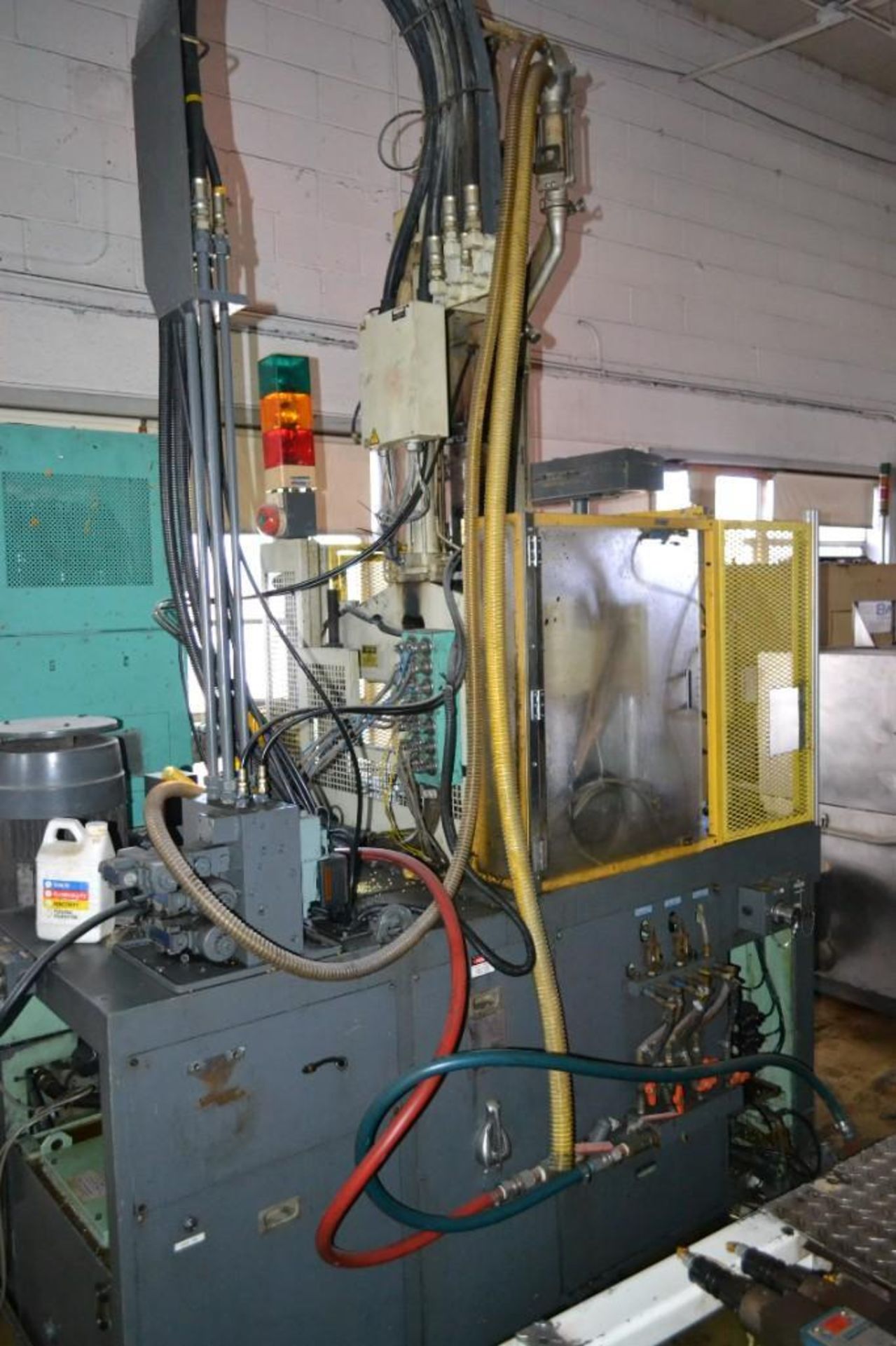 Nissei 60 Ton 2.4 oz. Rotary Platen Vertical Injection Molding Machine, Model TH60R9VSE - Image 5 of 9
