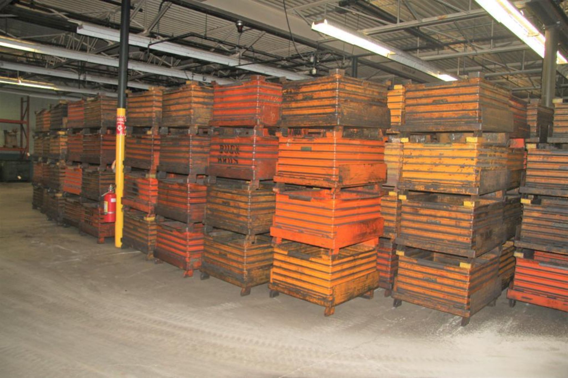 Approx 50- Metal Bins, Approx 31-1/2" X 33" F-B X 19" Deep