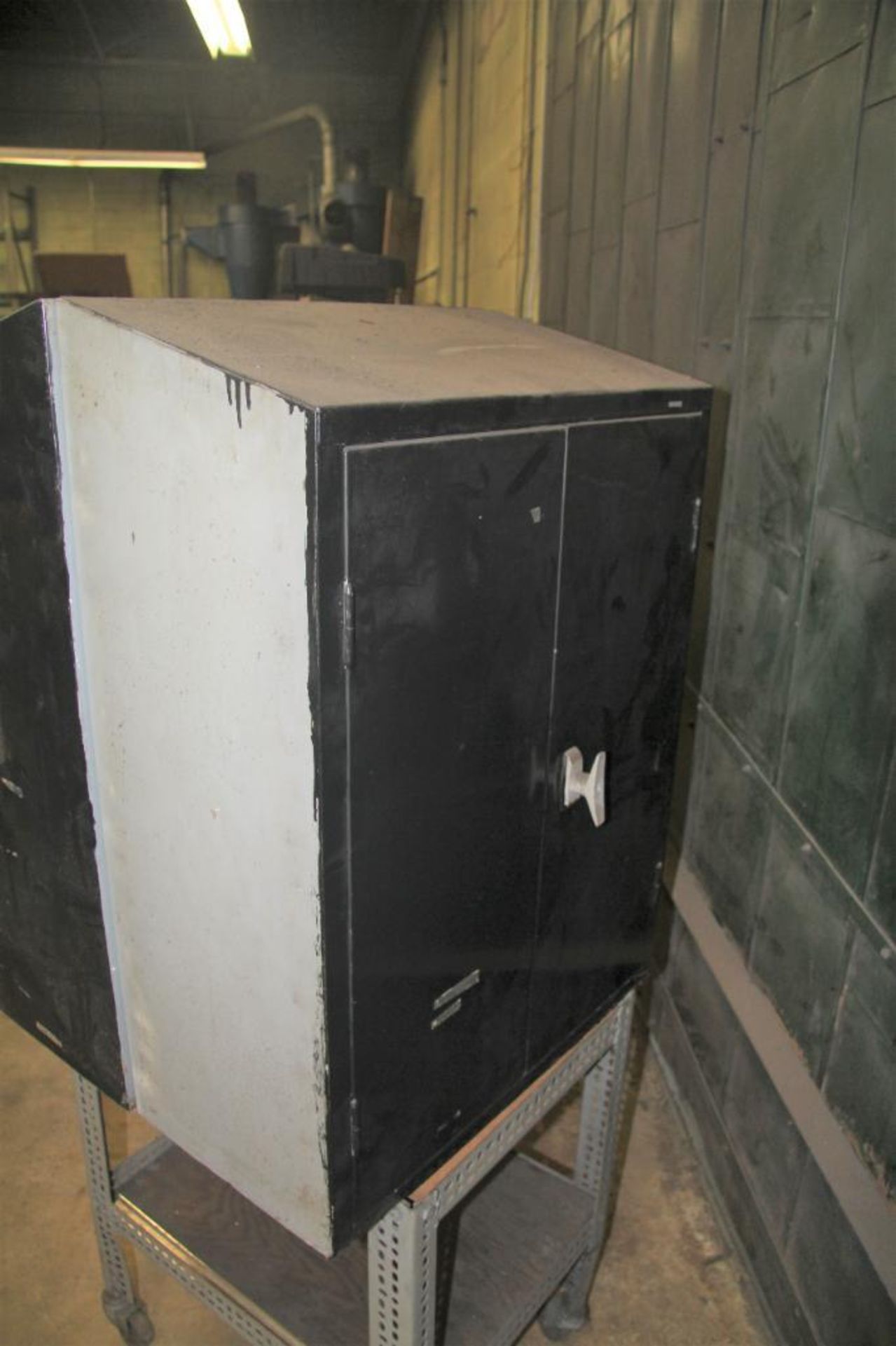 (2) 2-Door Cabinets On Rolling Cart - Image 2 of 2