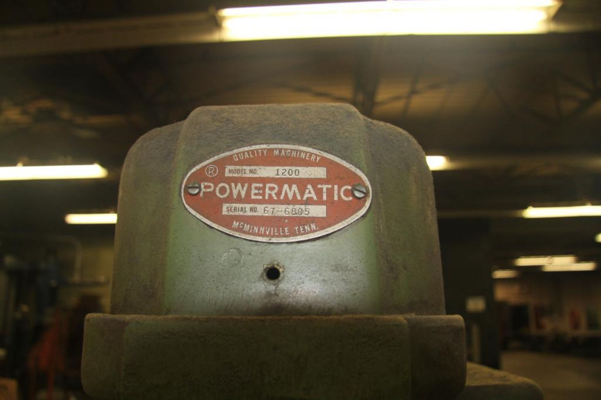20" Powermatic Mdl.1200 Floor Type Drill Press - Image 3 of 5