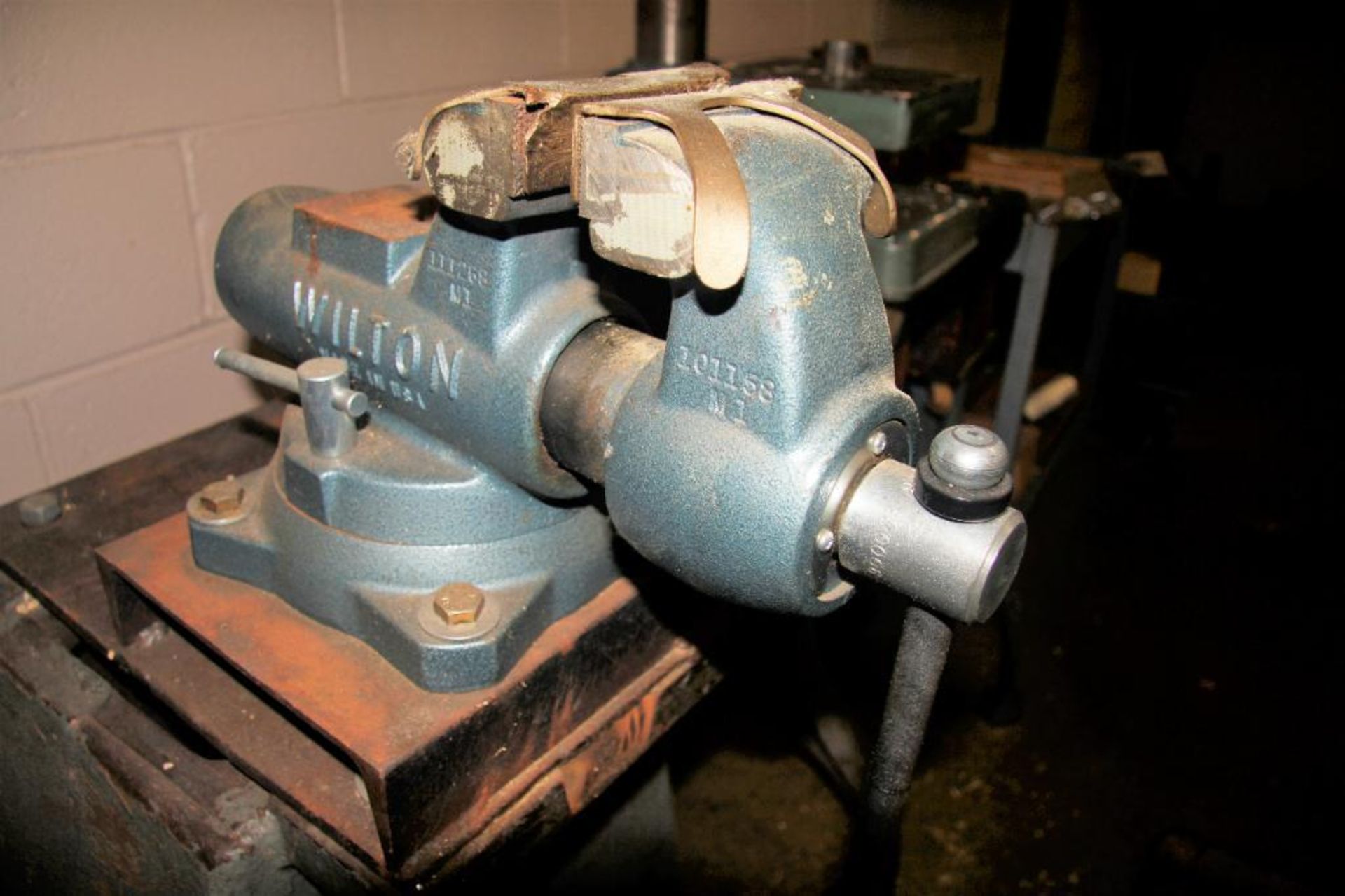 4" Wilton Bench Vise On Cast Base - Image 2 of 2