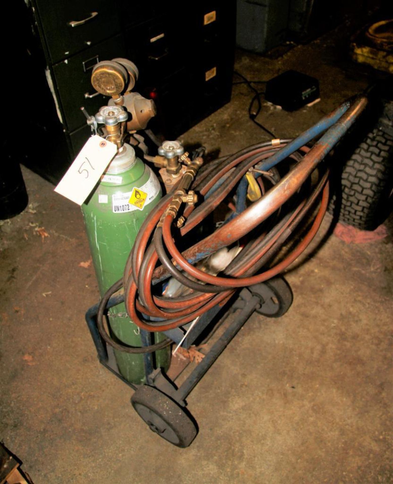 Oxyacetylene Cart With Bottles (DELAYED DELIVERY)