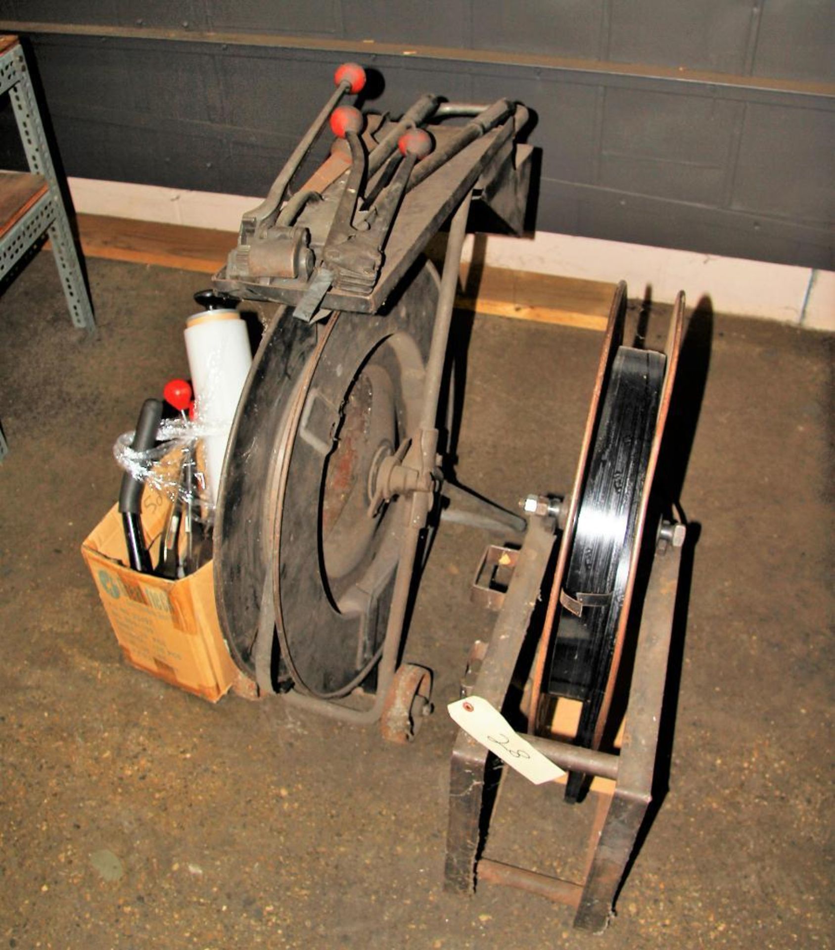 (2) Strapping Carts, With Tool & Clips