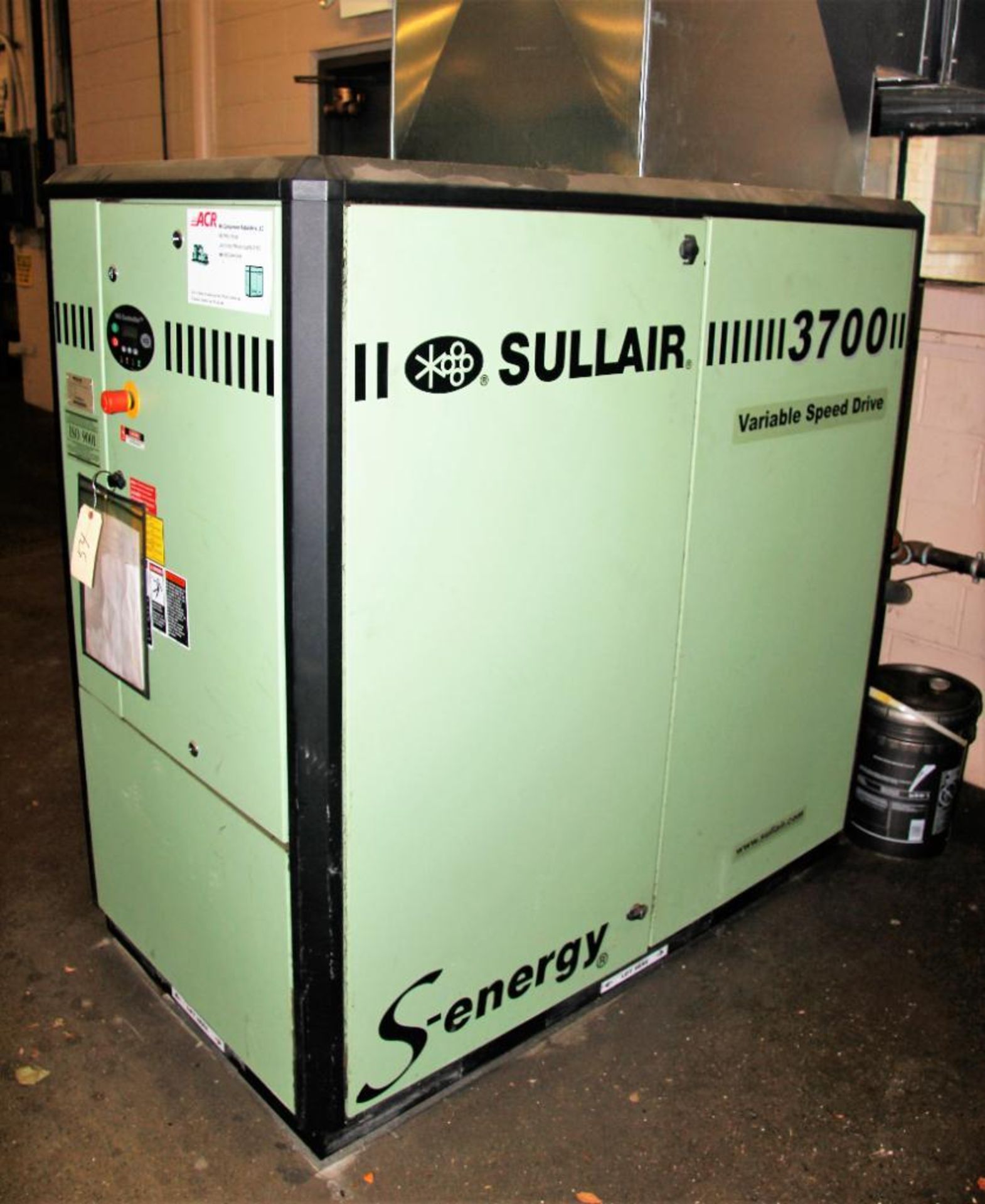 50-HP Sullair Mdl. 3709 V/A Variable Speed Rotary Screw Type Air Compressor - Image 4 of 4