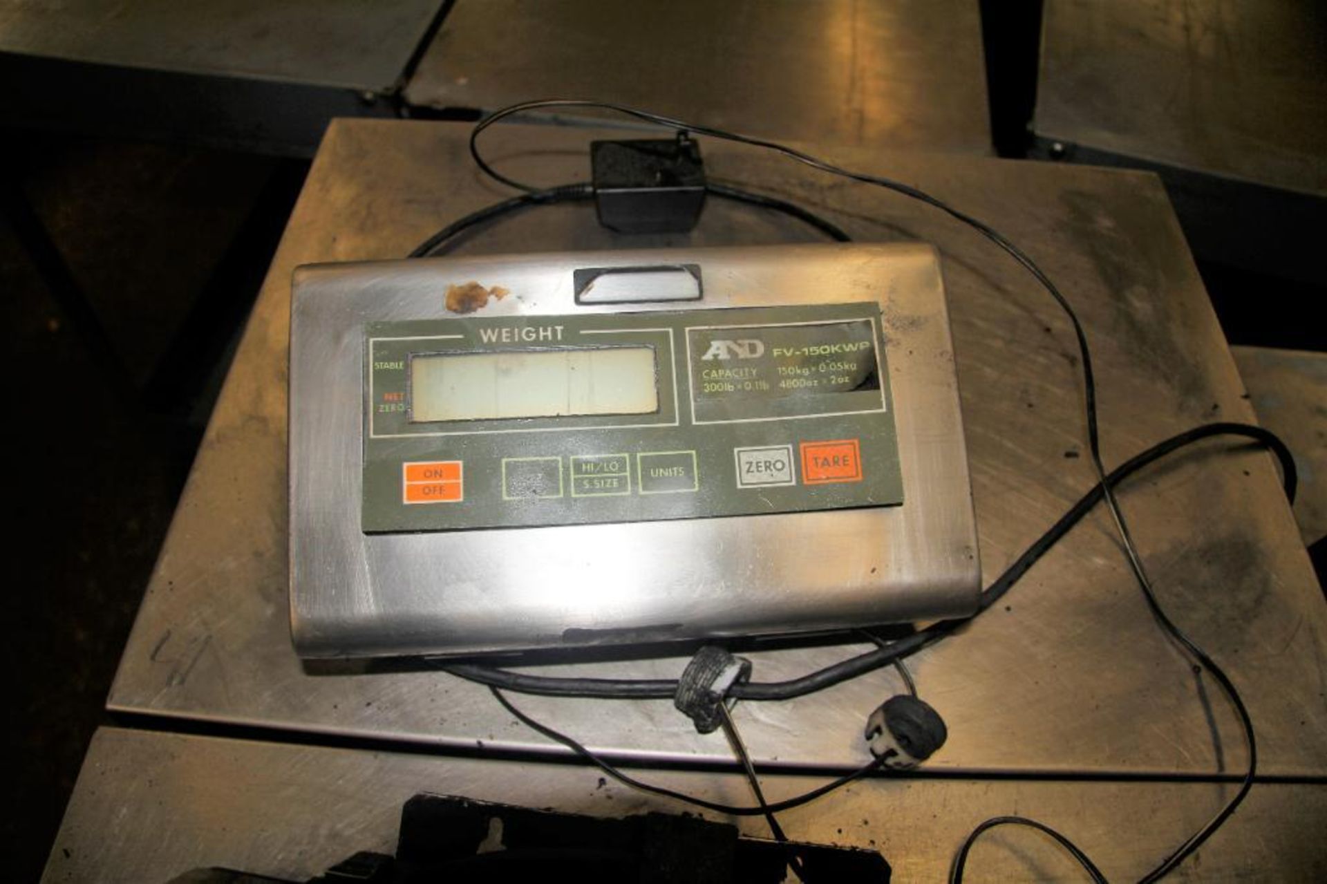 (2) And Fv-150kwp, Digital Bench Scales, 300# X 0.1lb, 15 1/4" X 20-3/4" - Image 2 of 3