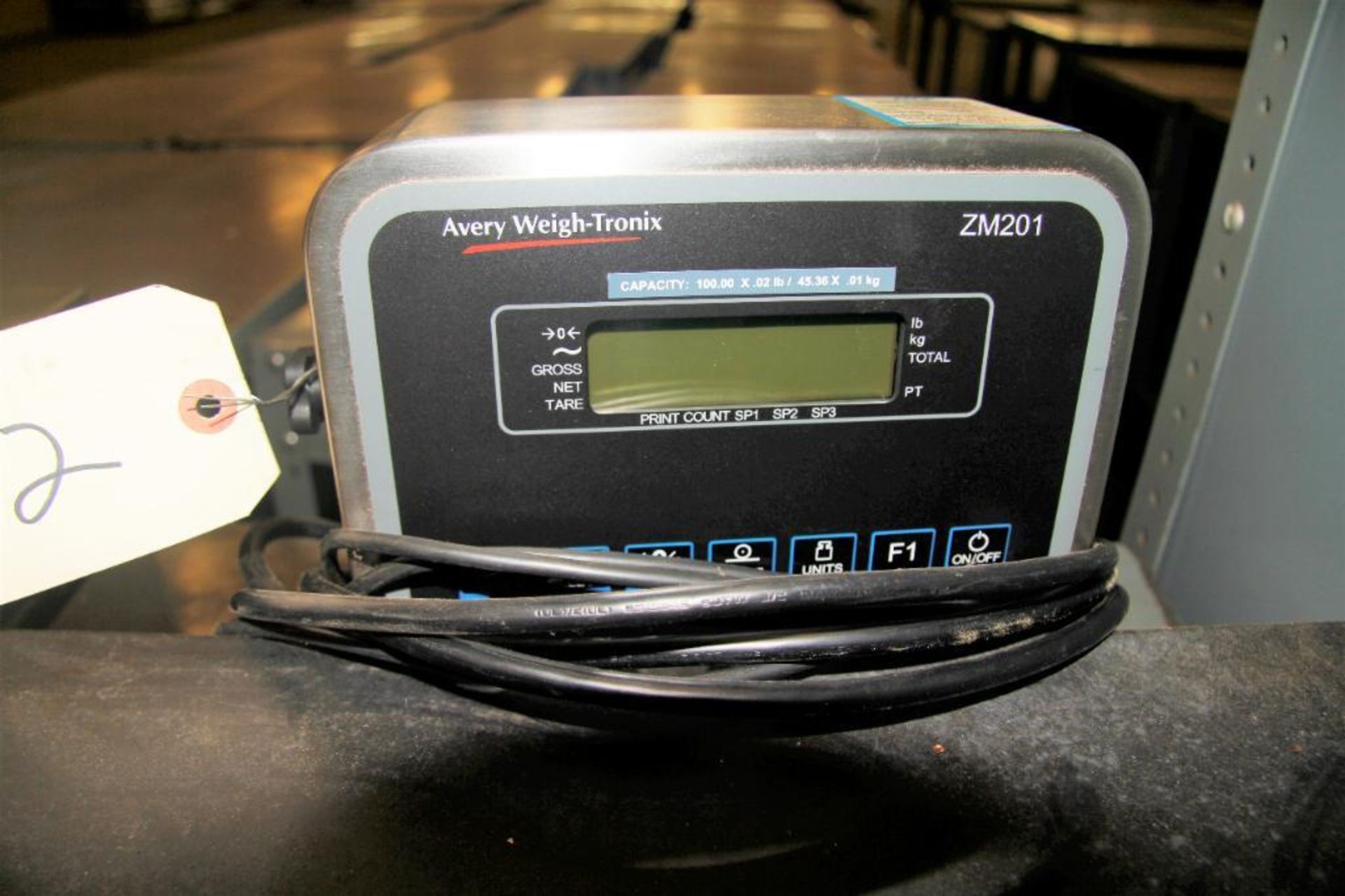 Avery Weigh-Tronix Mdl. Zm201, Digital Bench-Type Scale, 100# X .02lb, 18" X 18" - Image 2 of 2