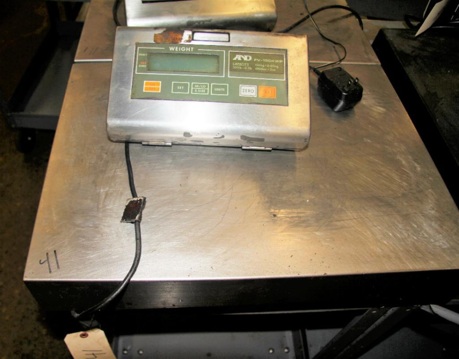 (2) And Fv-150kwp, Digital Bench Scales, 300# X 0.1lb, 15 1/4" X 20-3/4"