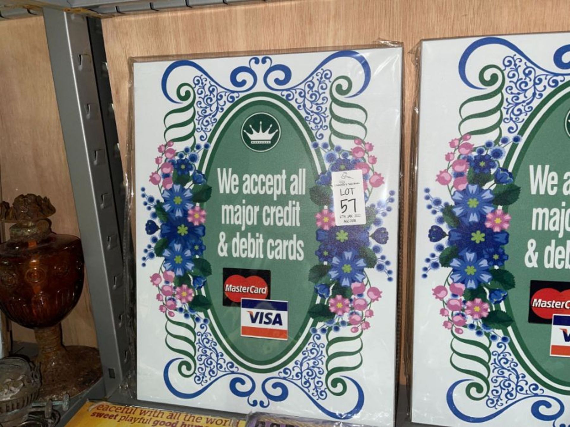 LARGE CREDIT/DEBIT CARD PLAQUE